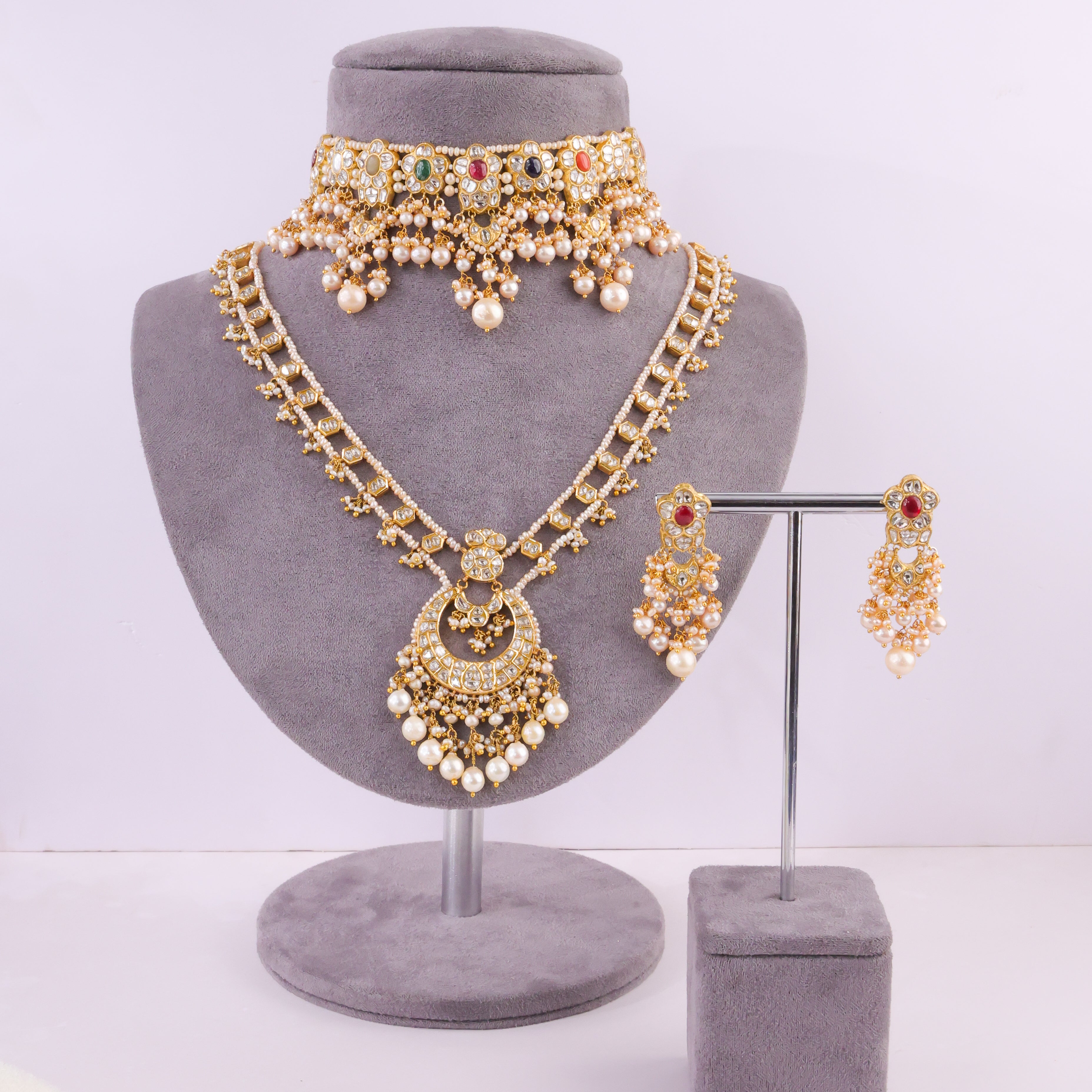 Sanika Bridal Polki Set