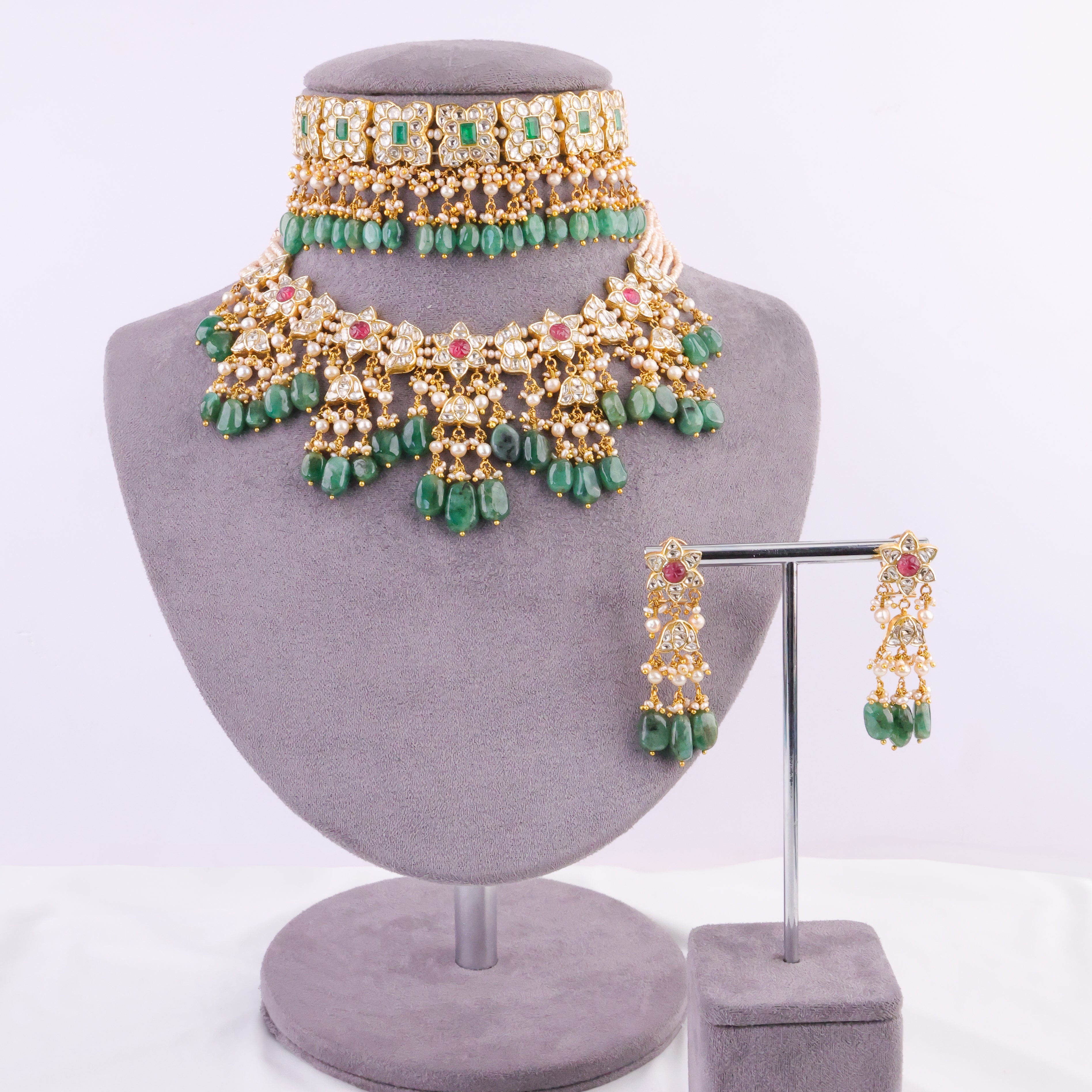 Zaida Bridal Polki Set