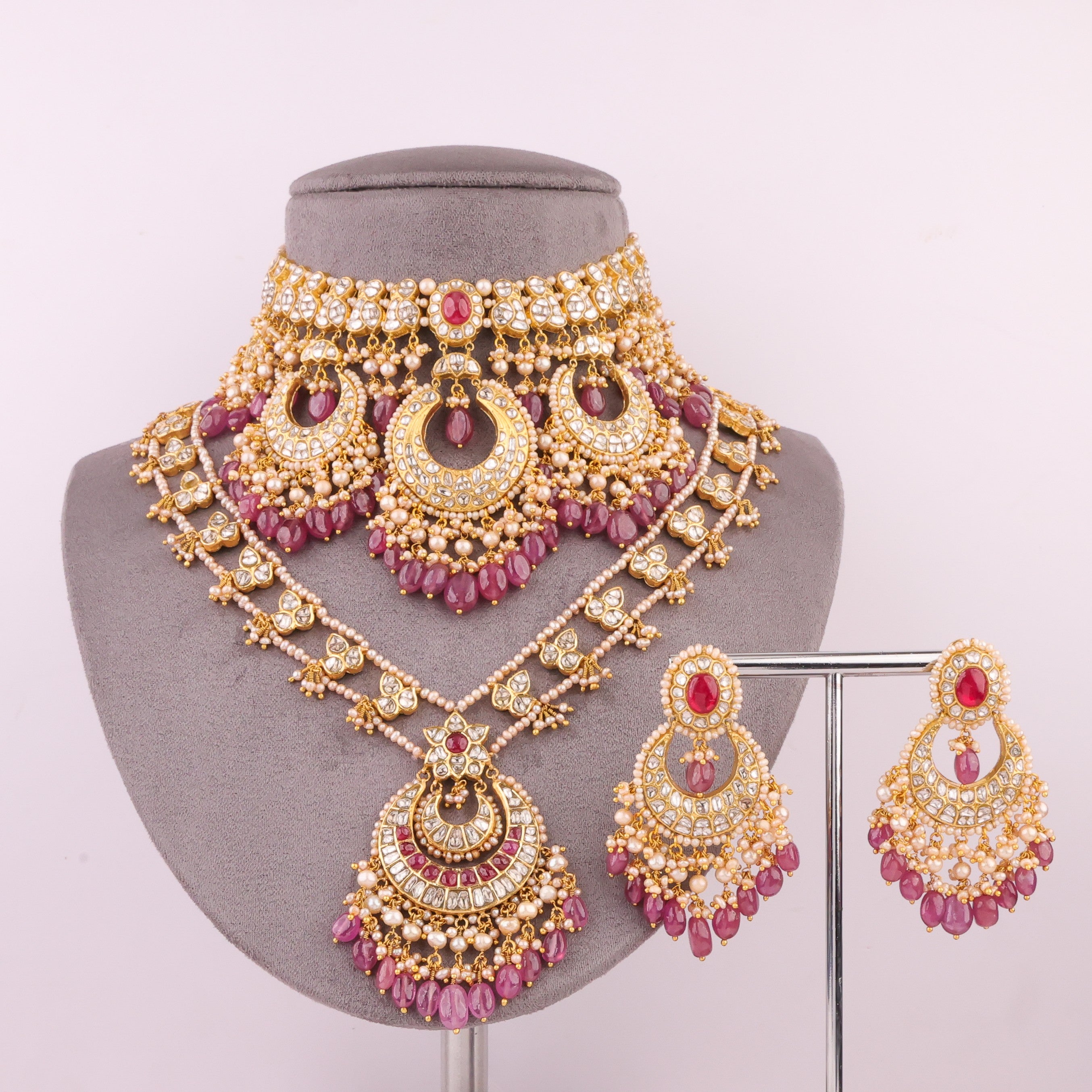 Jasmin Bridal Polki Set