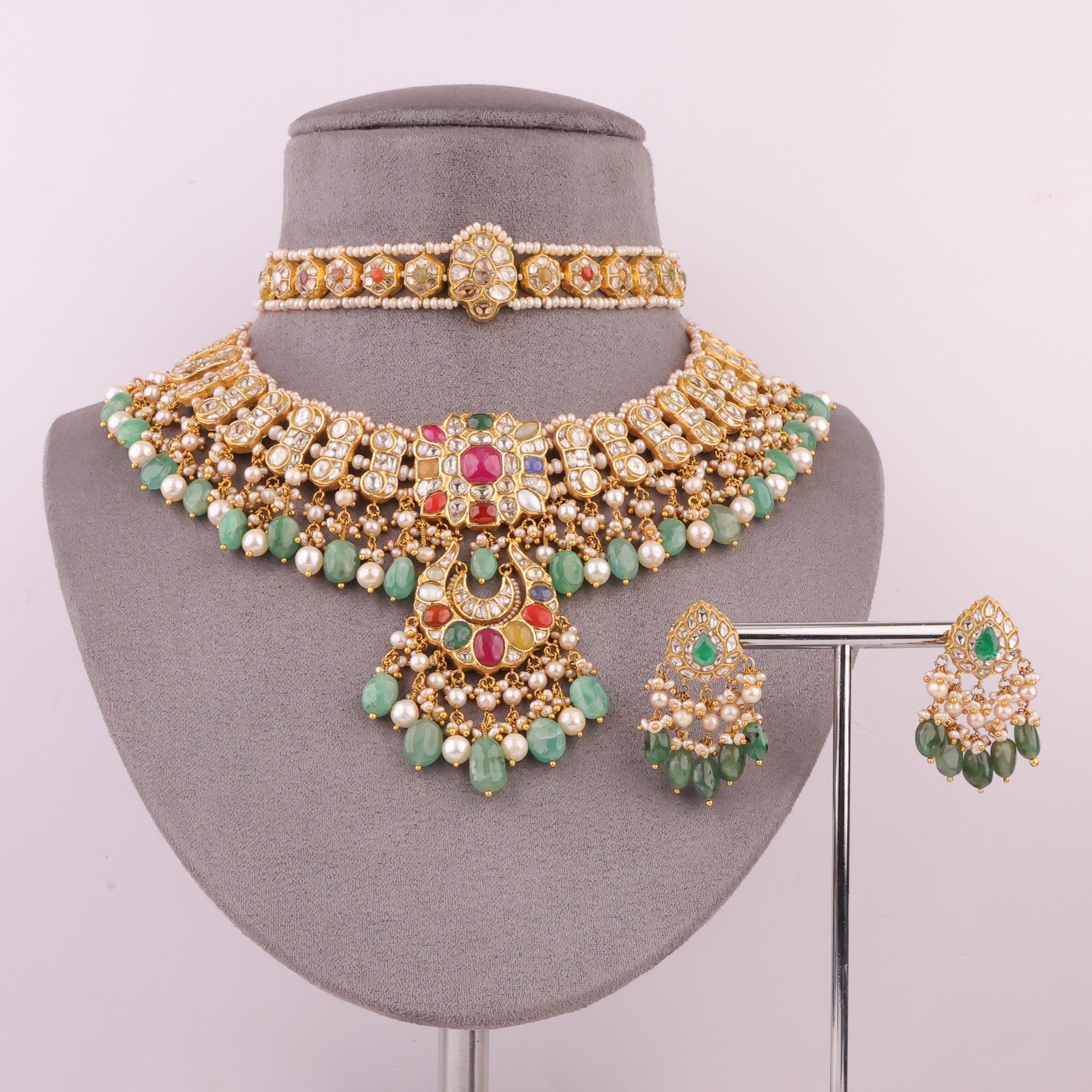 Tiara Bridal Polki Set