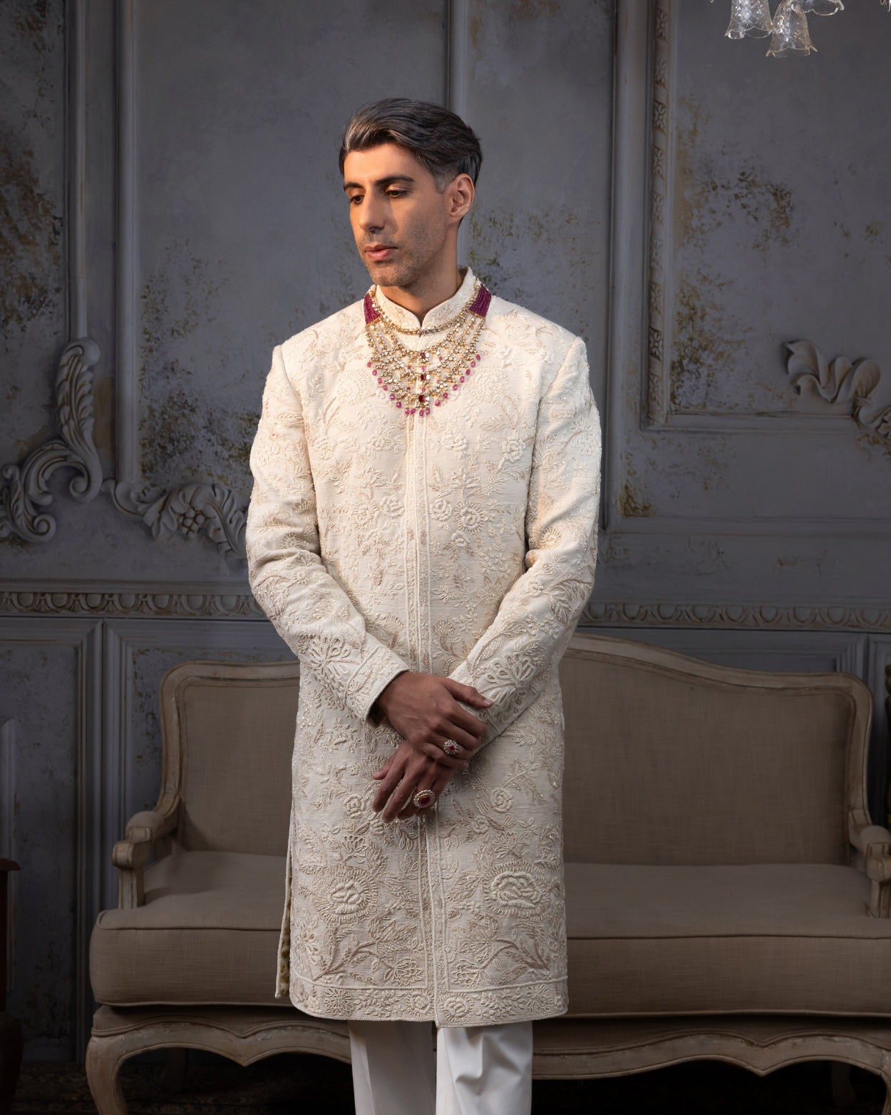 Jim Sarbh - Adrian Polki Long Necklace