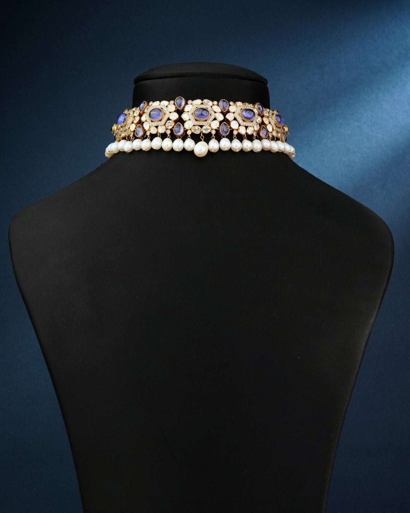 Utsavi Polki And Diamond Choker