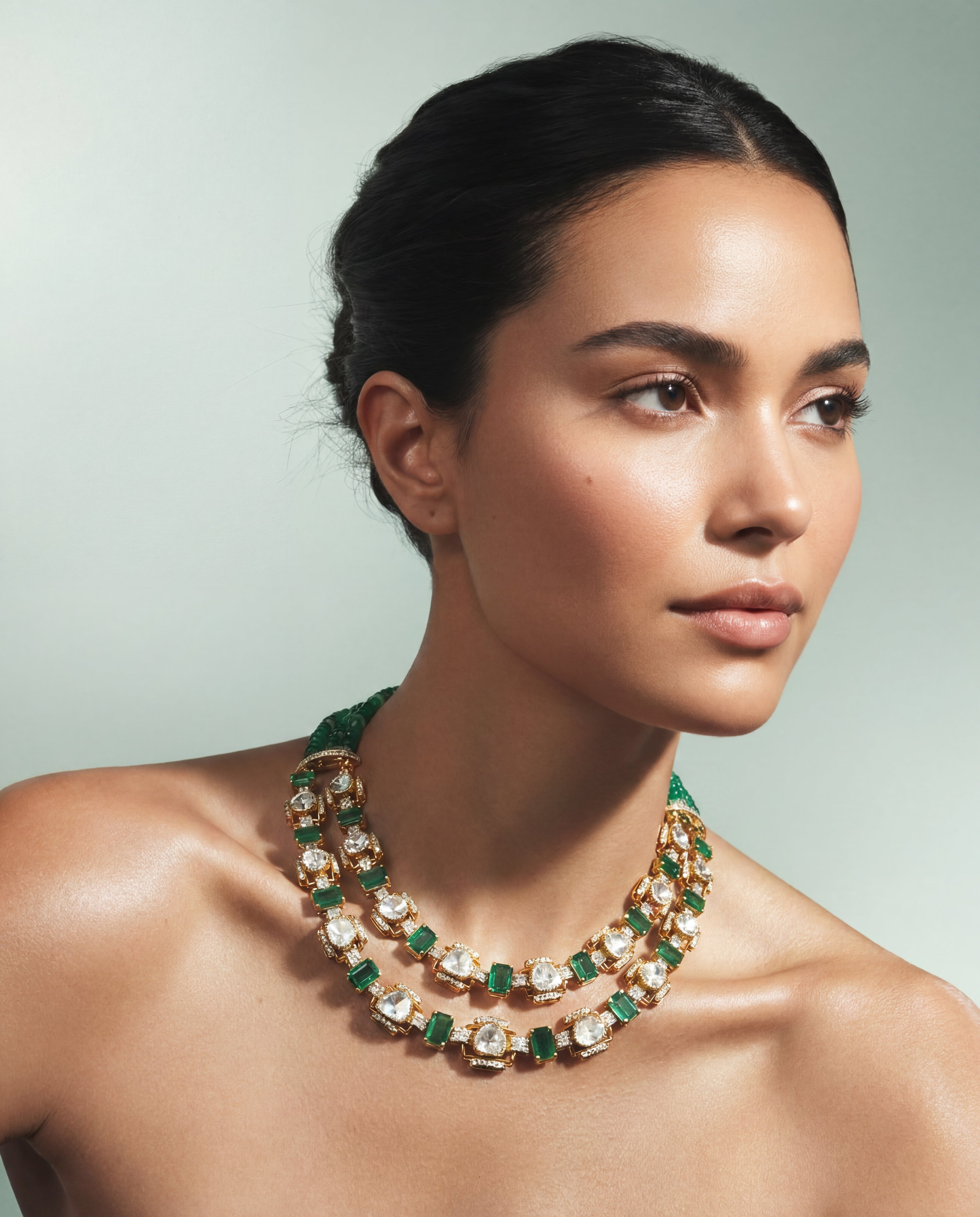 Alia Polki And Diamond Necklace