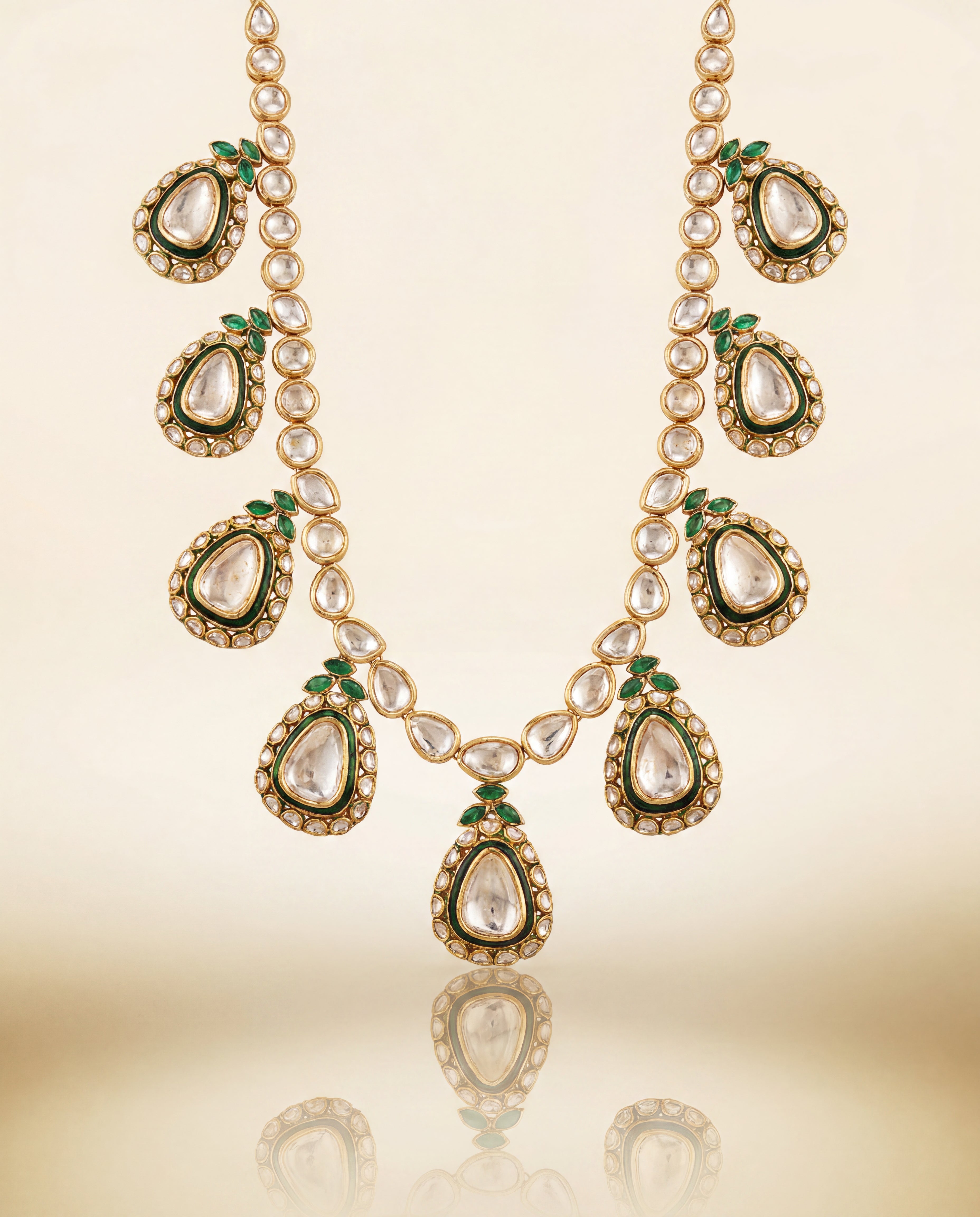 Esha Polki Long Necklace