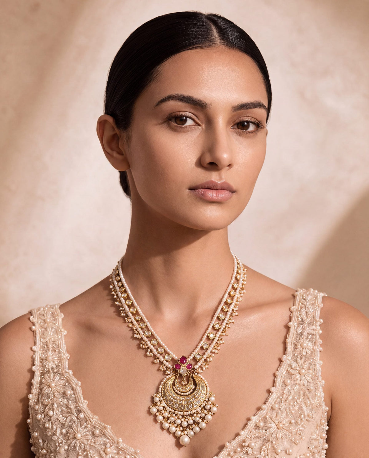 Samrudhi Polki Long Necklace
