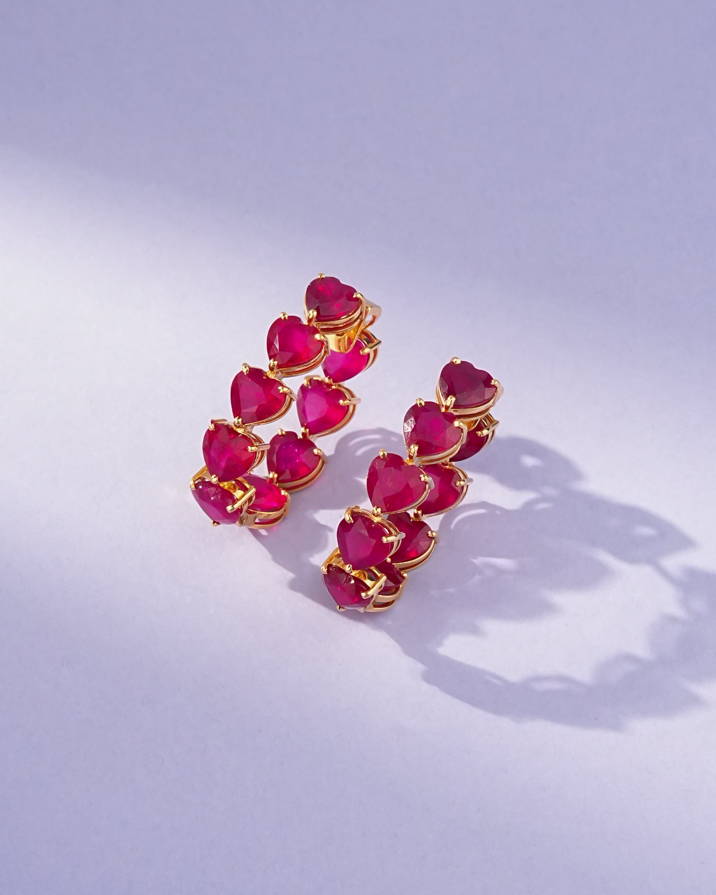 Vinisha Ruby Hoops