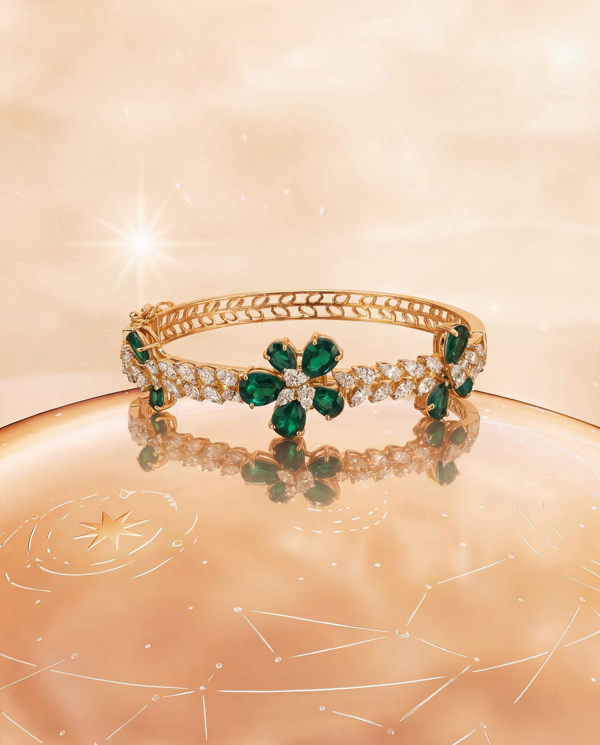 Tarakini Diamond Bangle