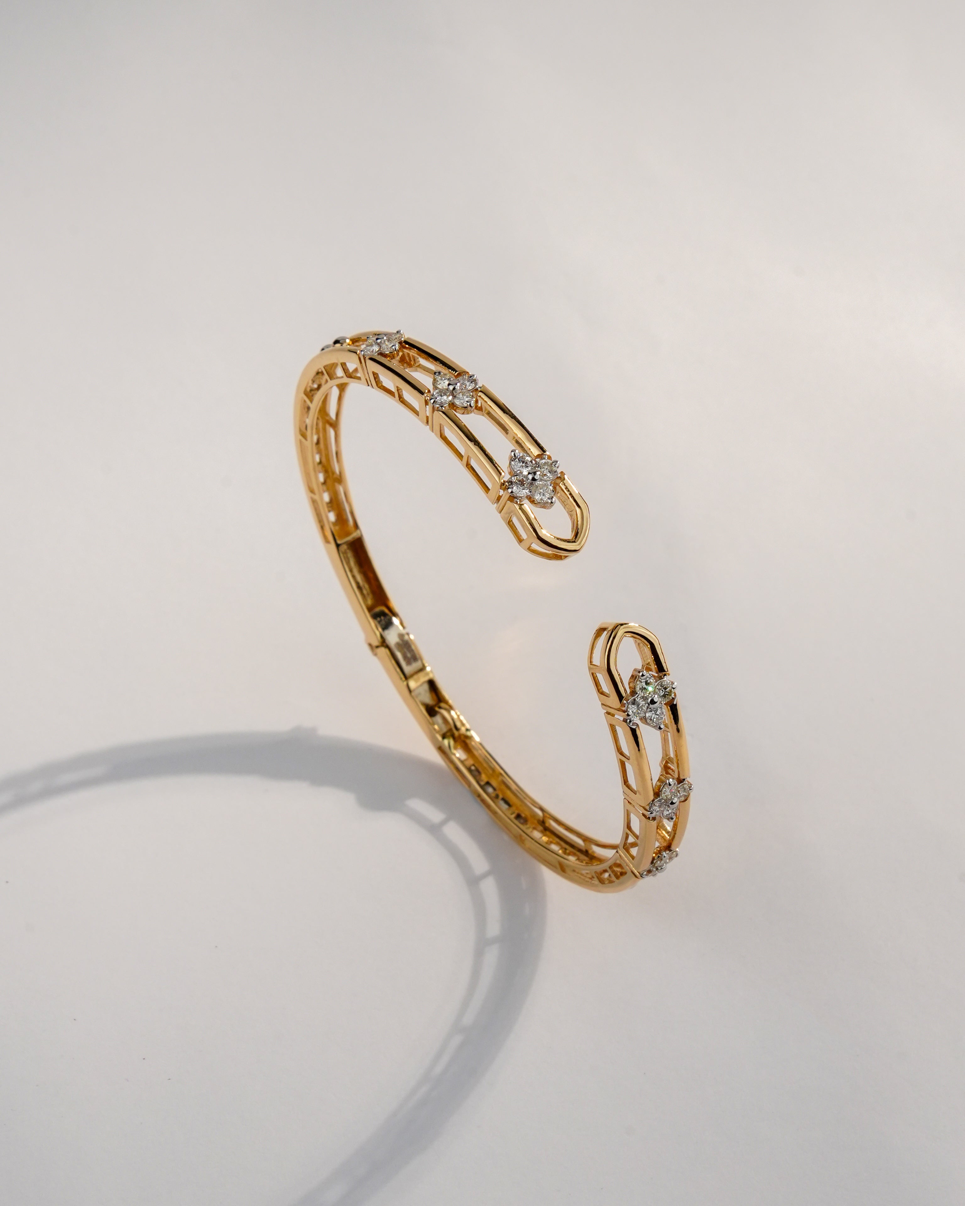 Jade Diamond Bangle