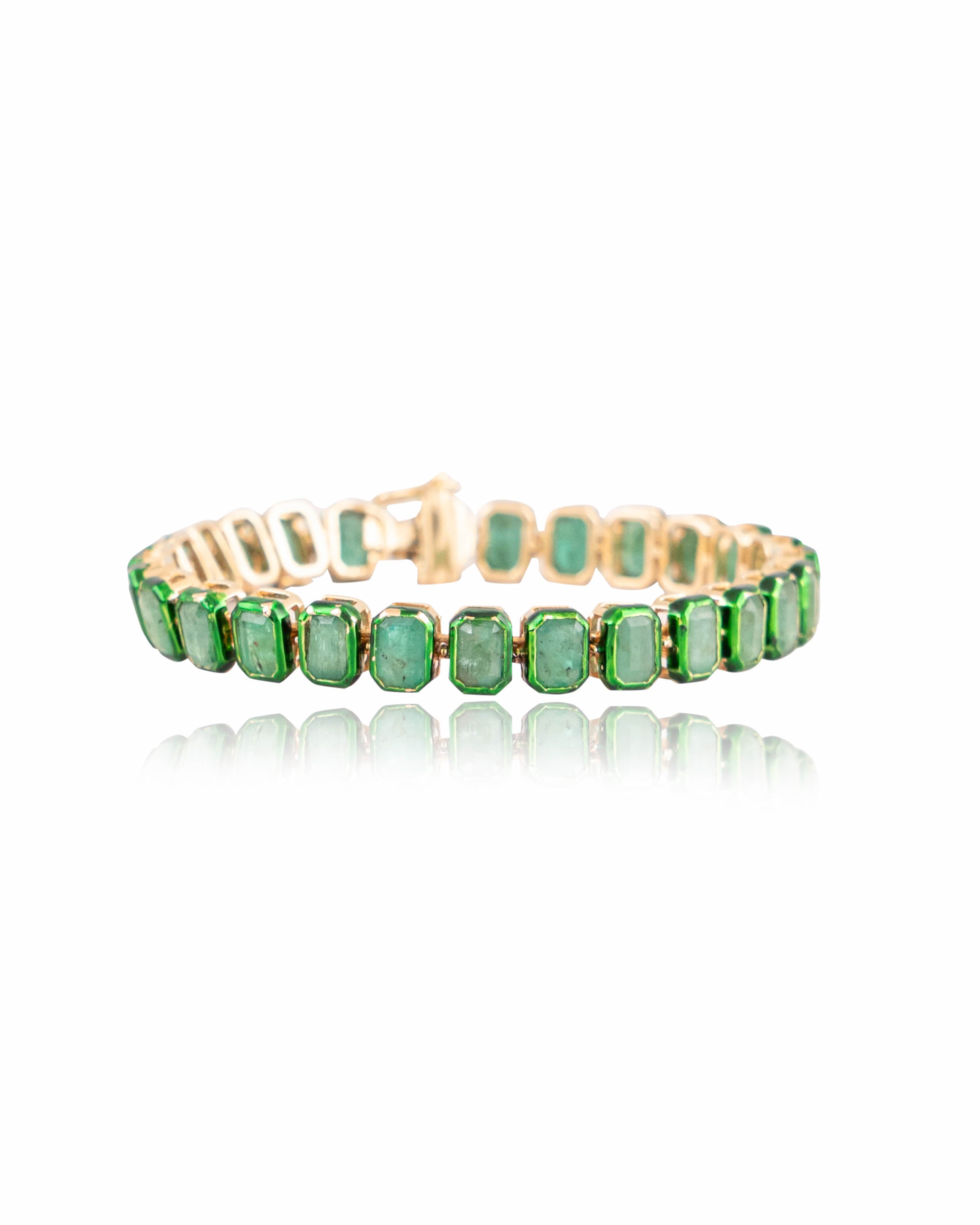 Xenaida Emerald Minimal Bracelet