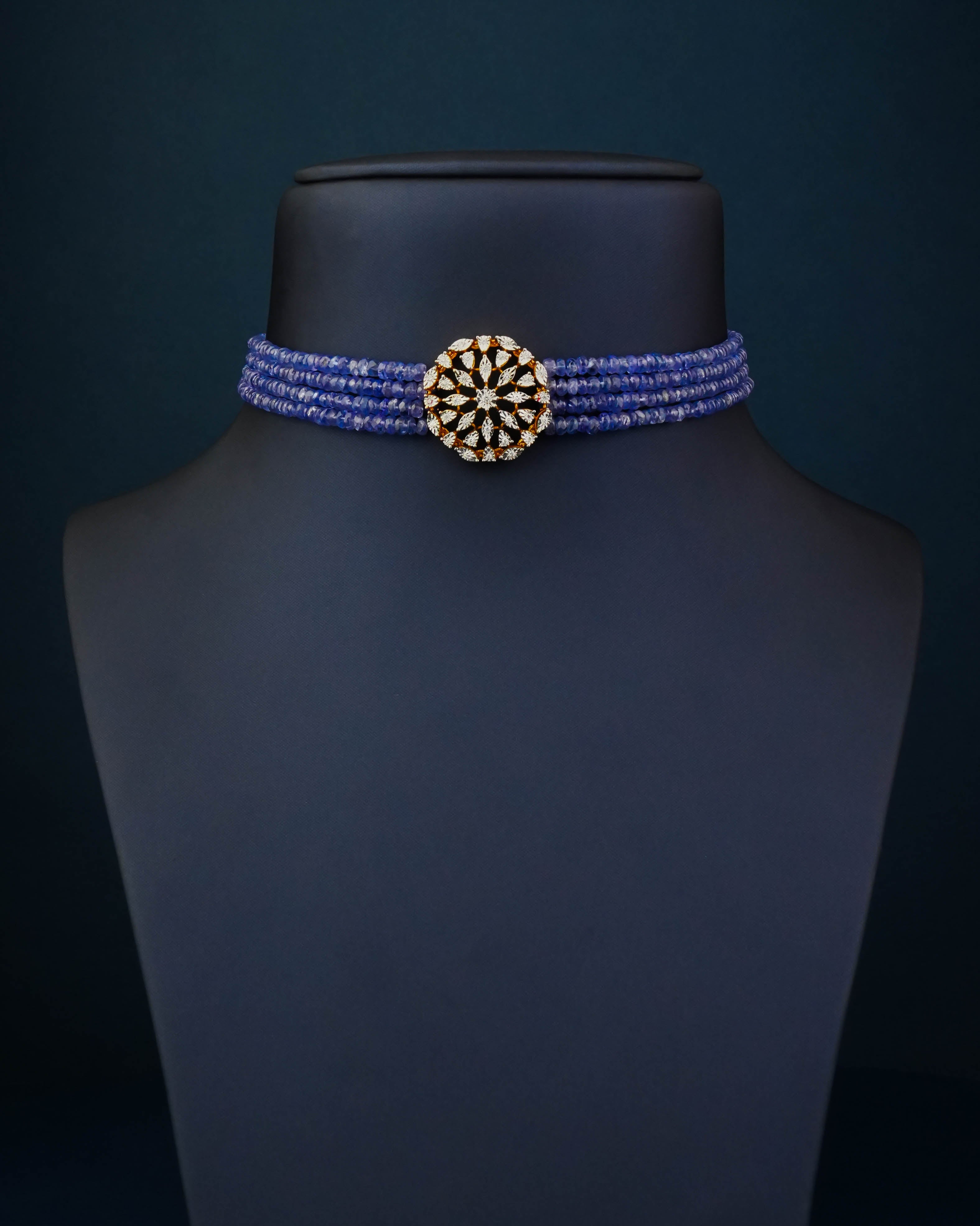 Arisya Diamond Bead Choker