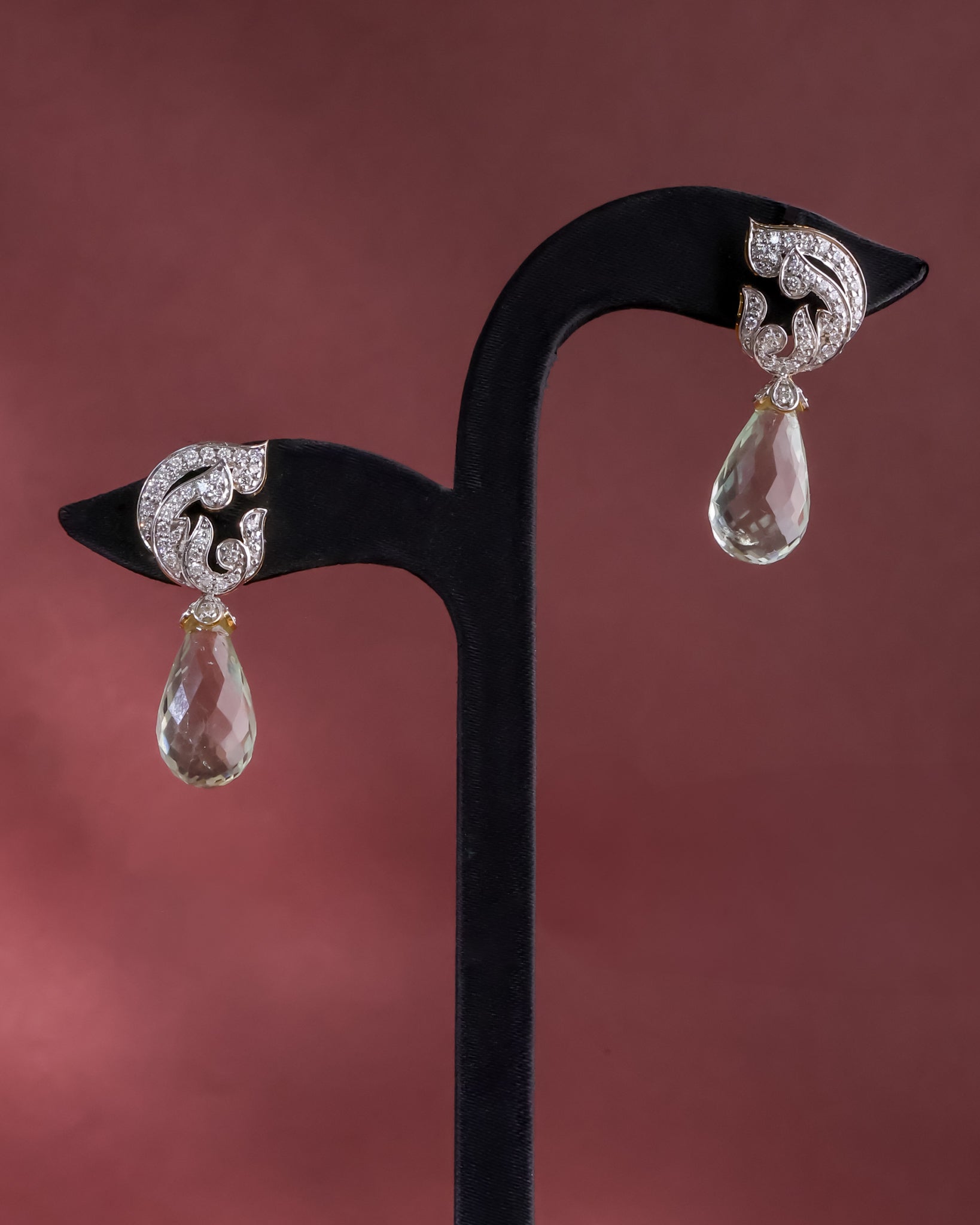 Diamond Long Earrings