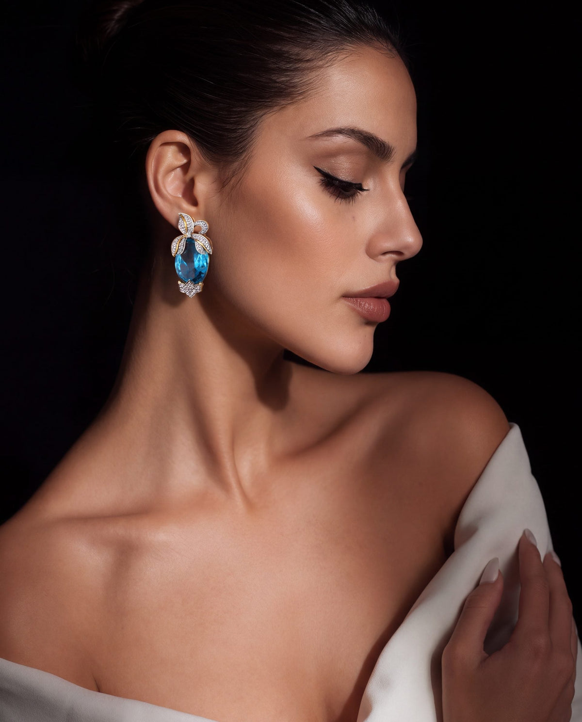 Diamond Long Earrings