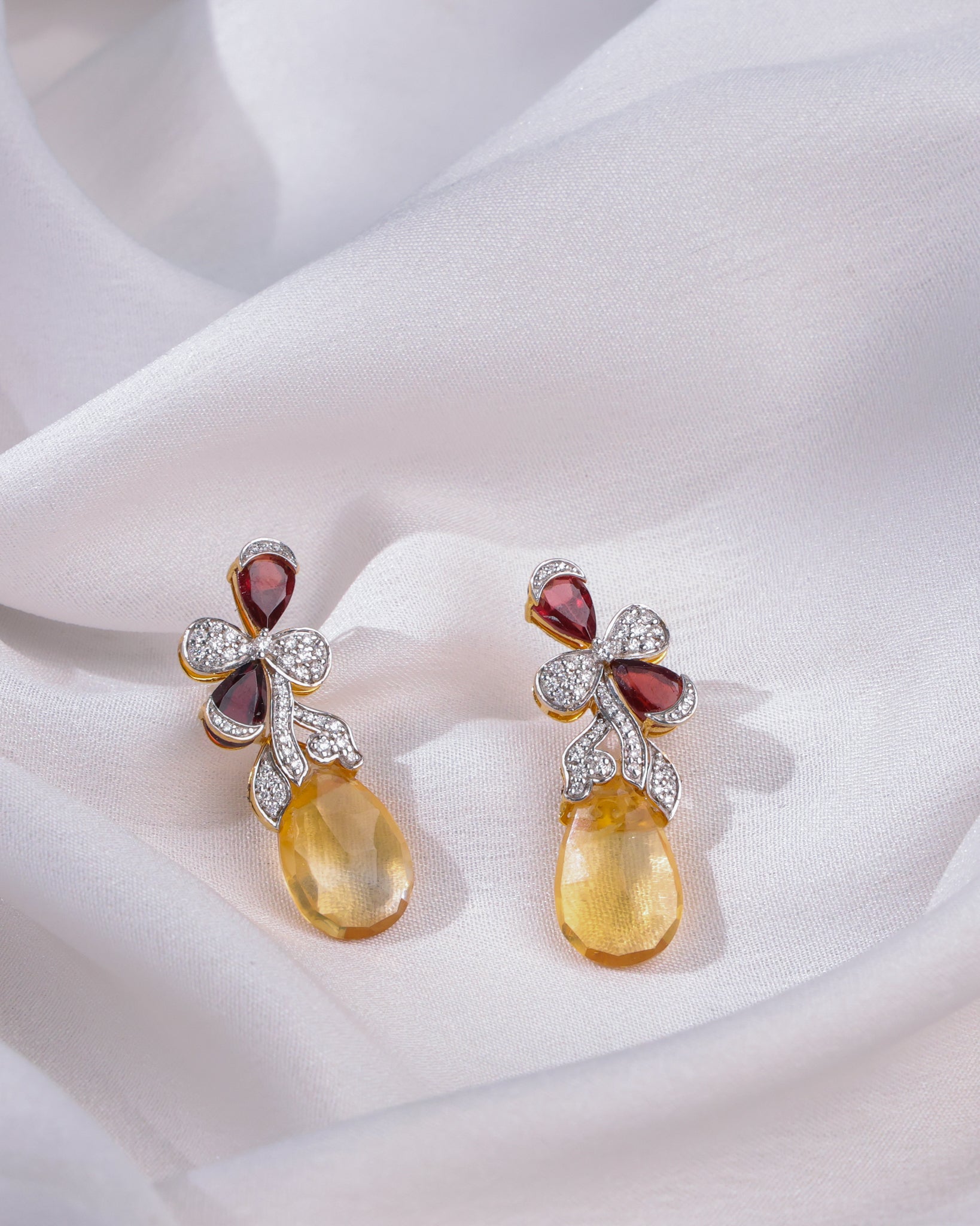 Diamond Long Earrings