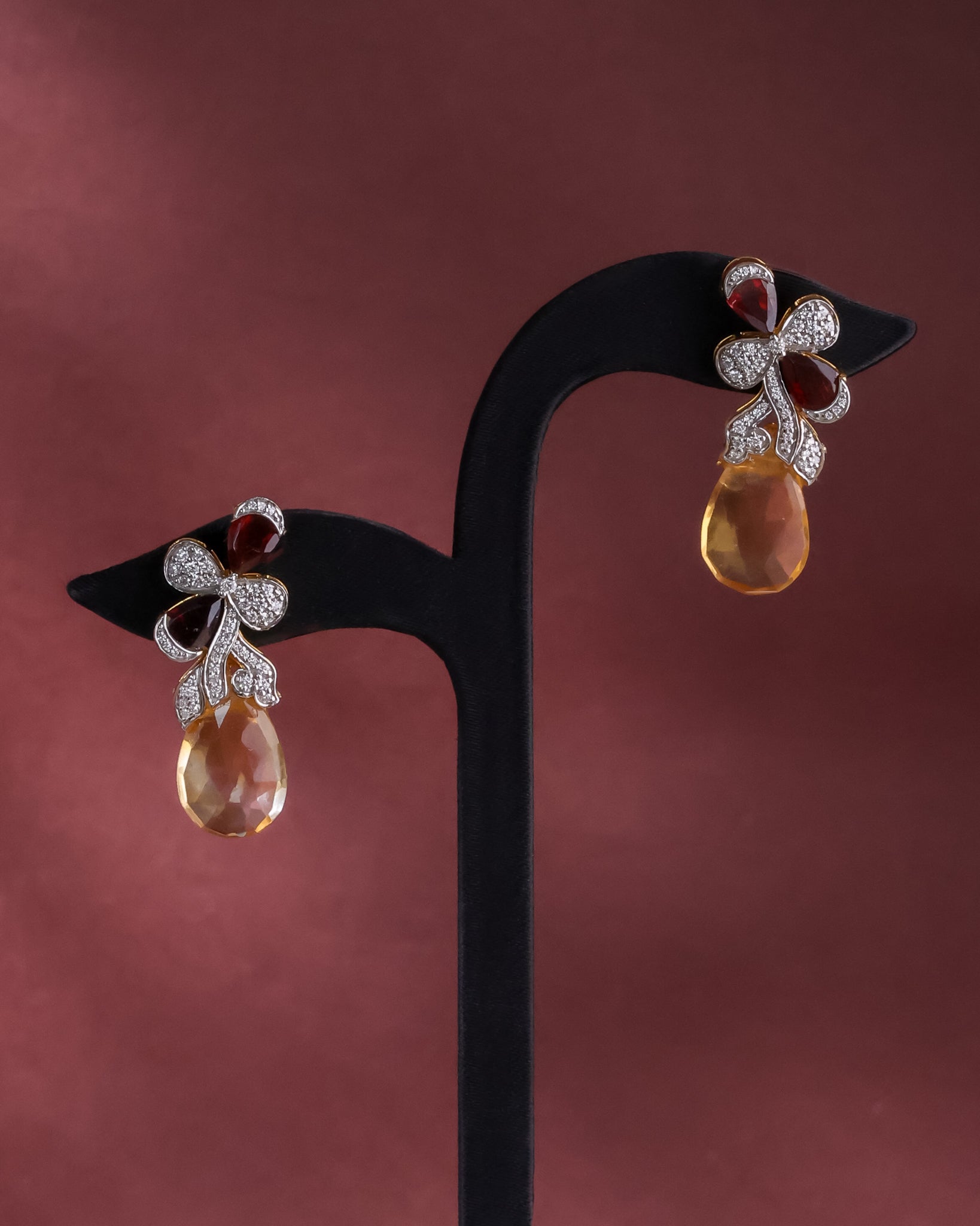 Diamond Long Earrings