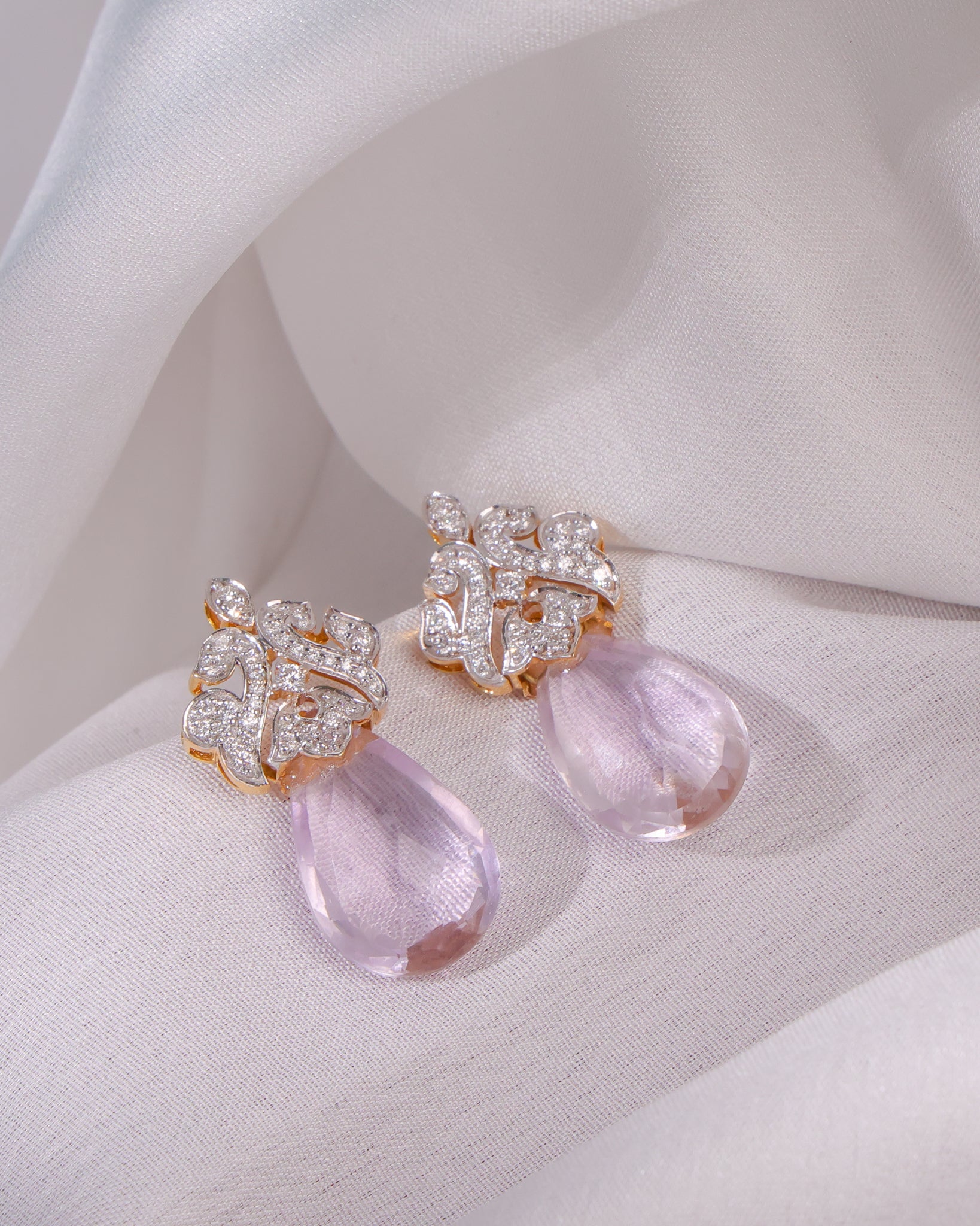 Diamond Long Earrings