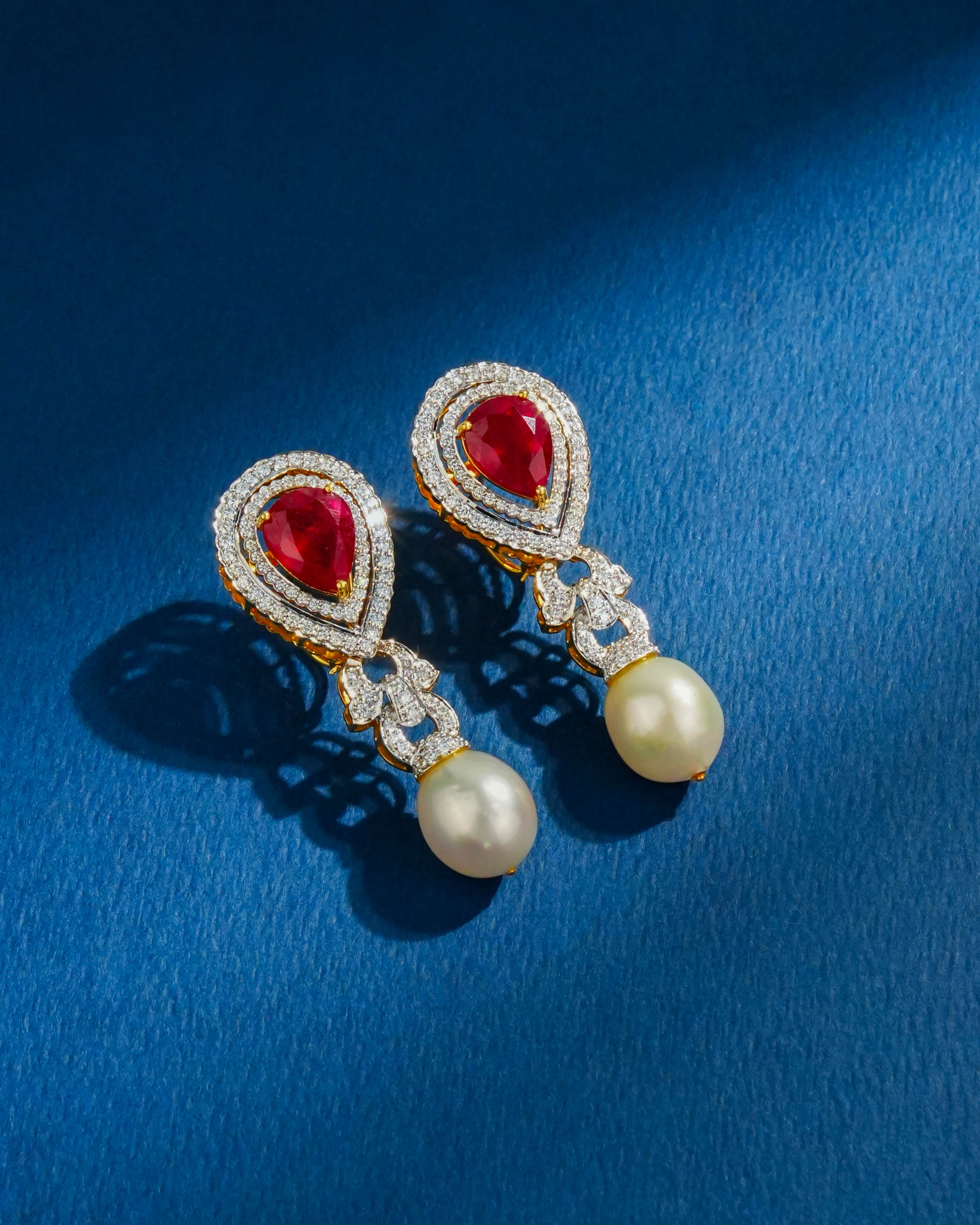 Diamond Long Earrings