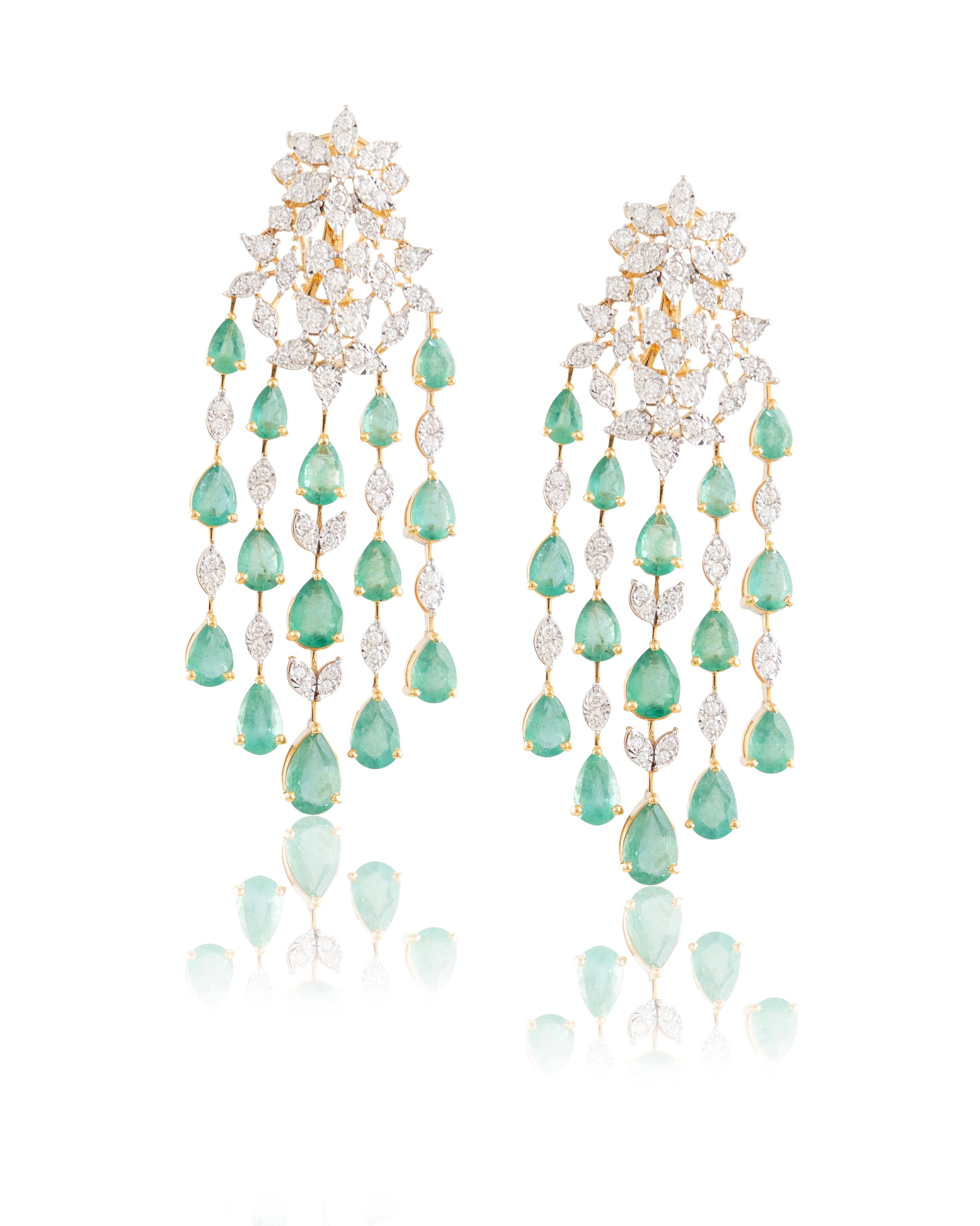 Diamond Long Earrings