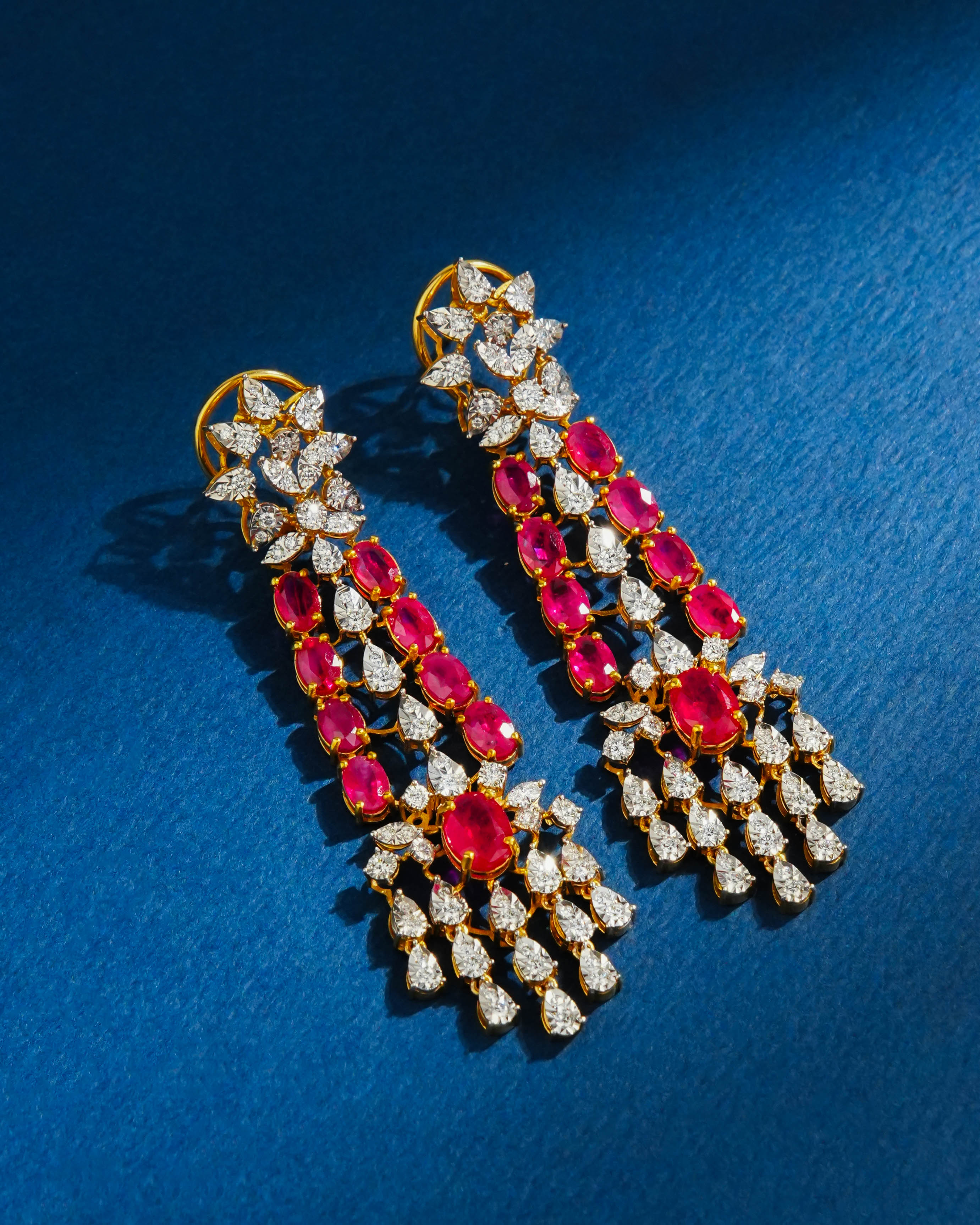 Diamond Long Earrings