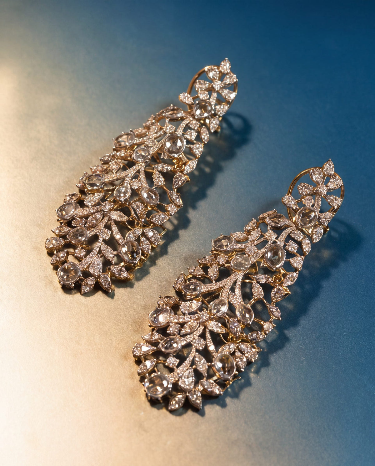 Diamond Long Earrings