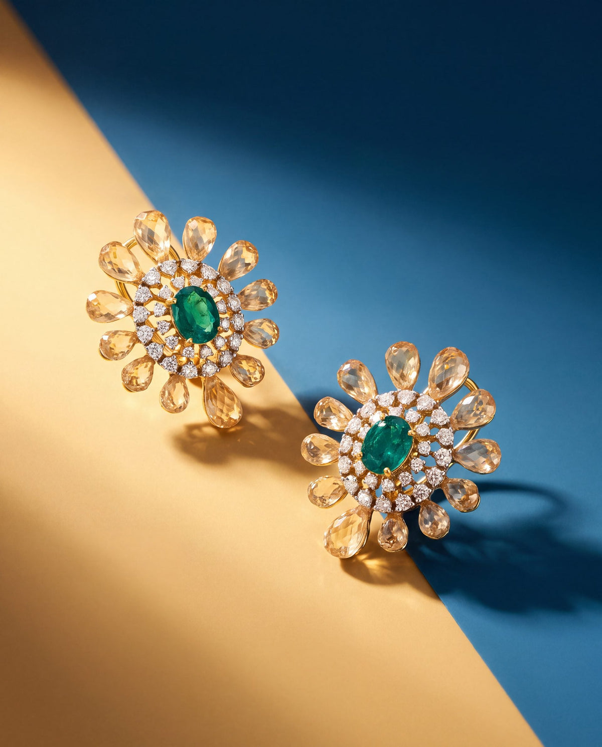 Diamond Long Earrings