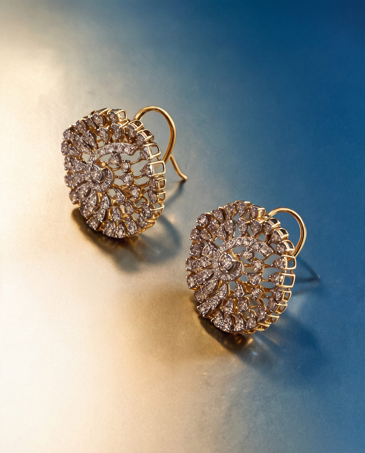 Diamond Long Earrings