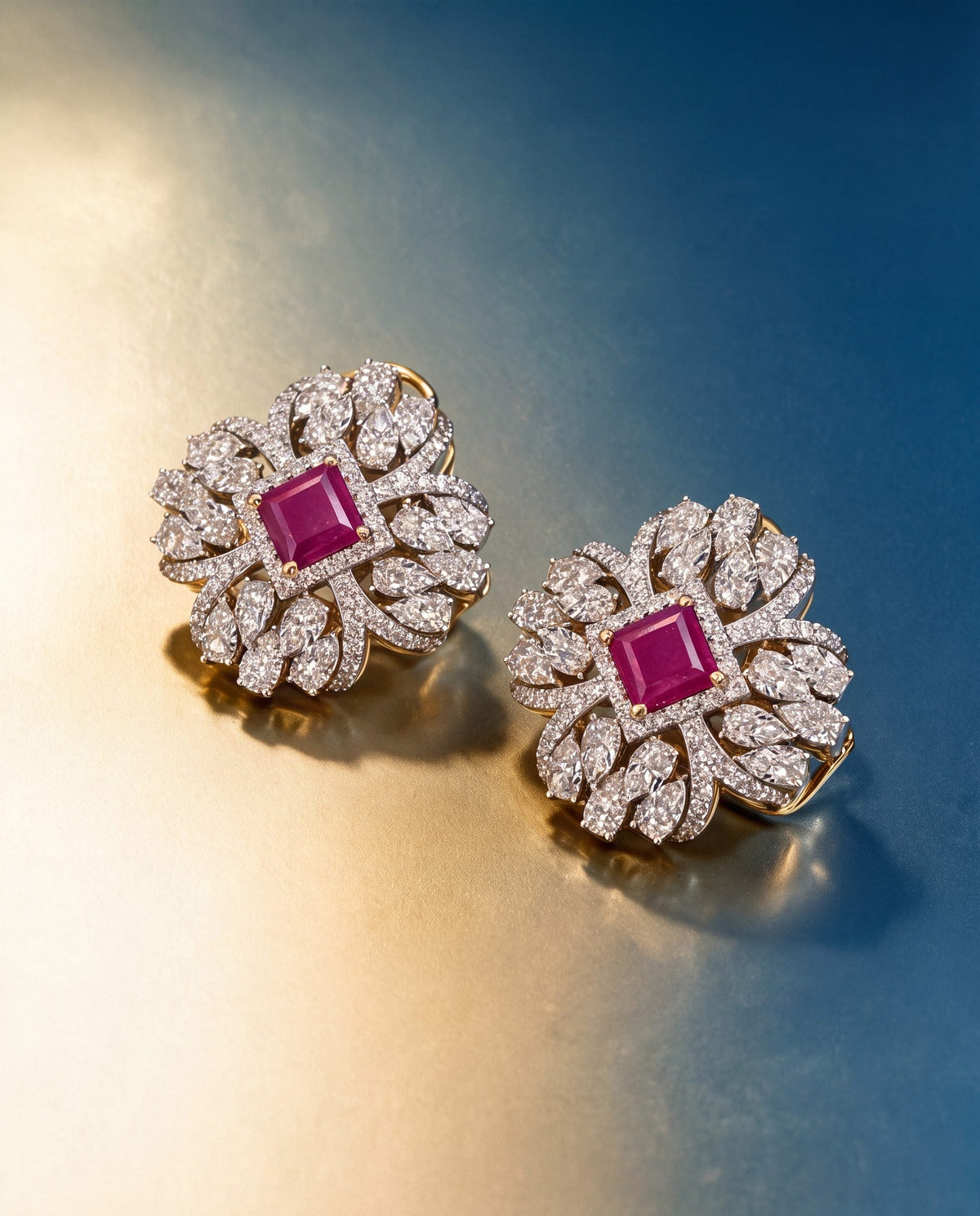 Diamond Long Earrings