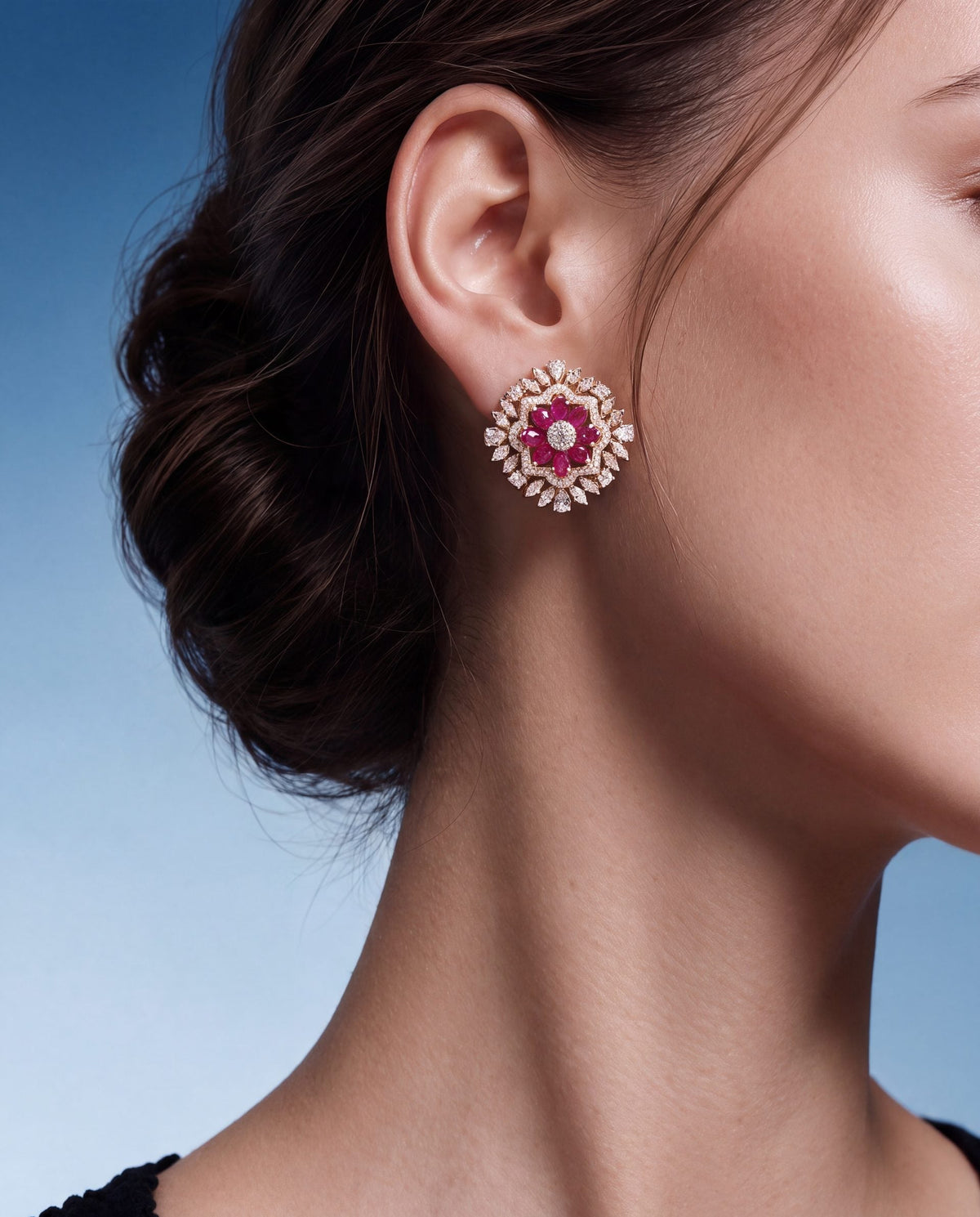 Diamond Long Earrings