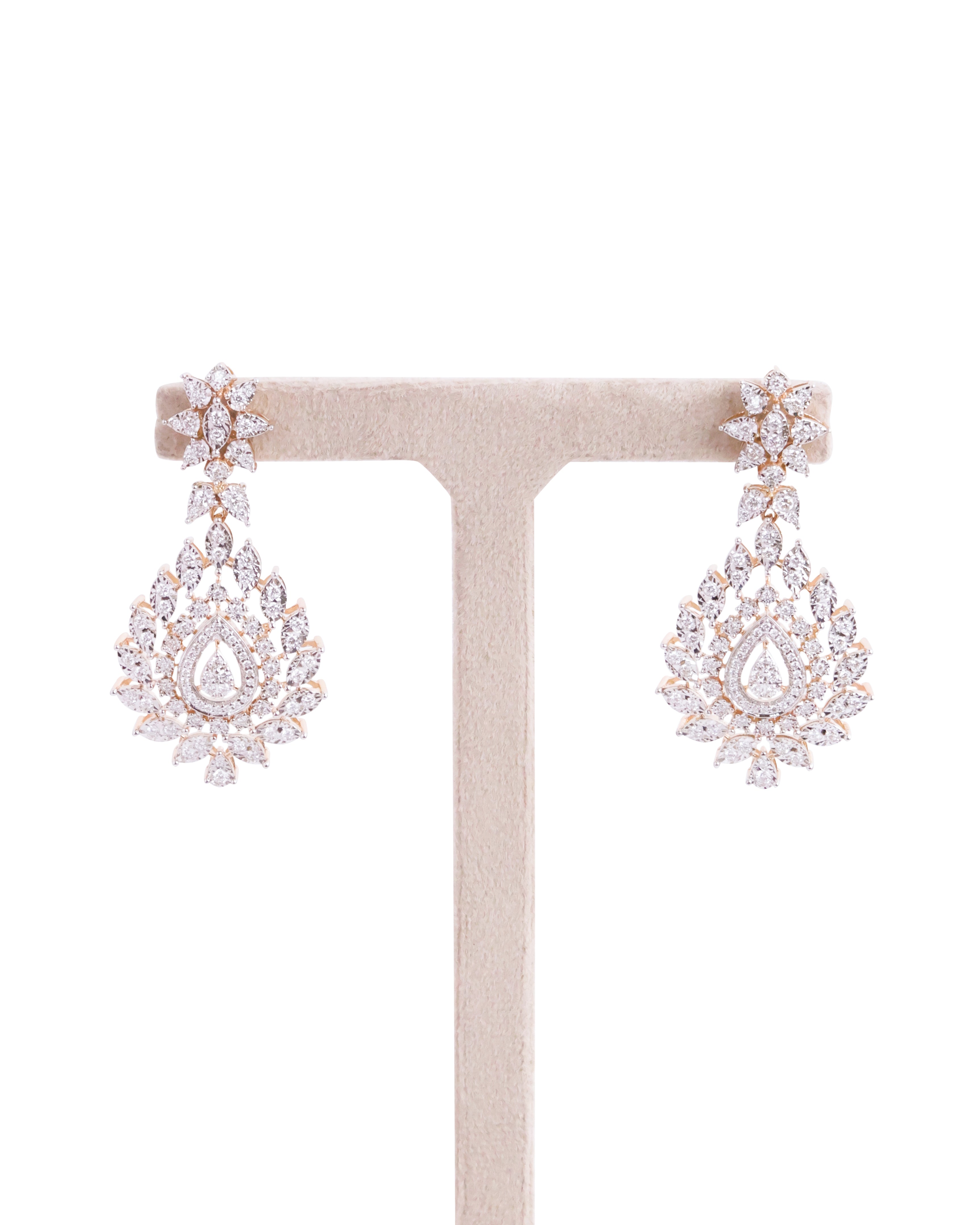 Diamond Long Earrings