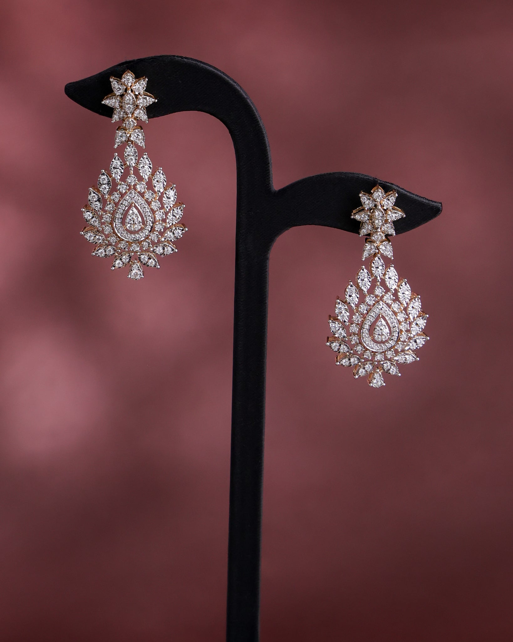Diamond Long Earrings