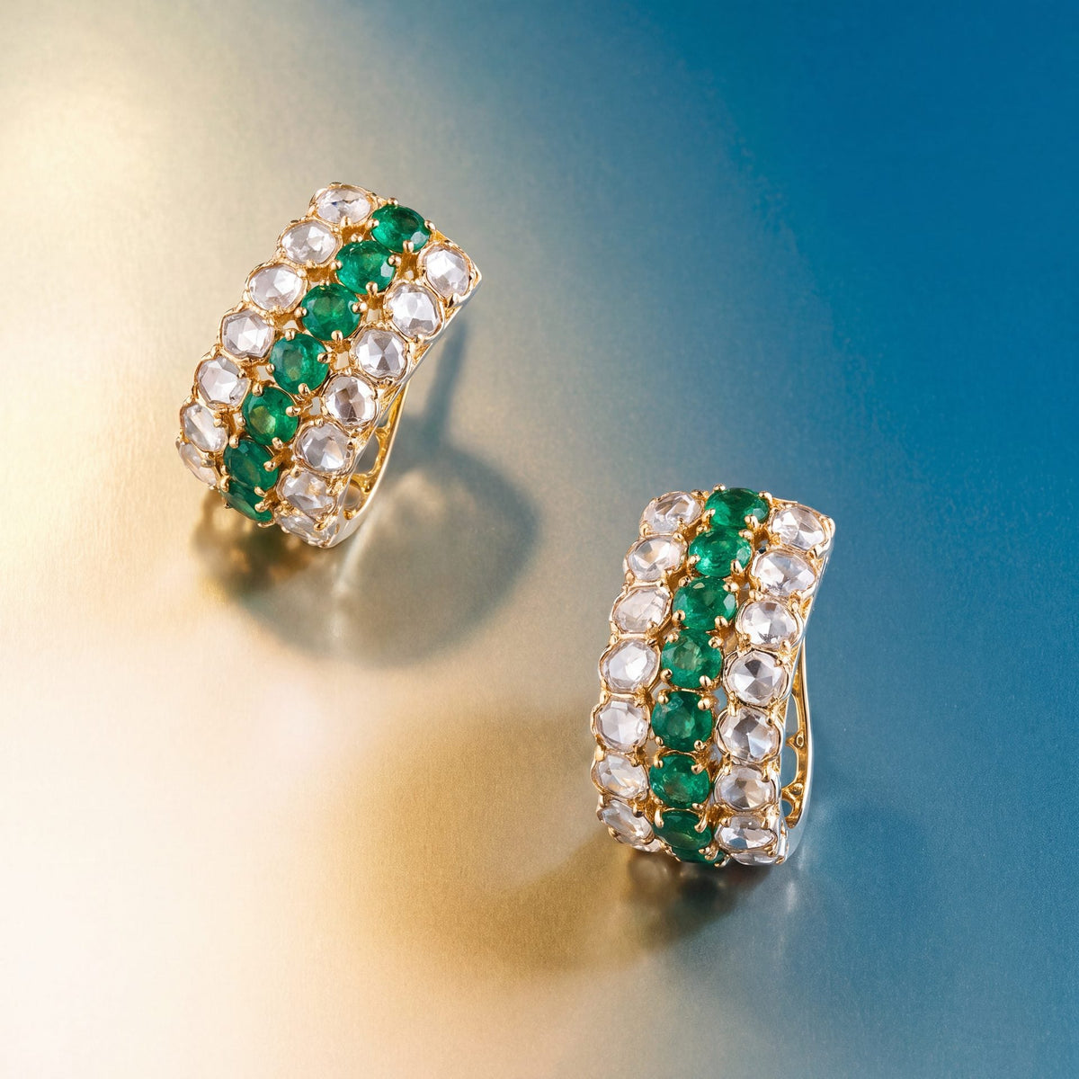 Sakshi Emerald Hoops