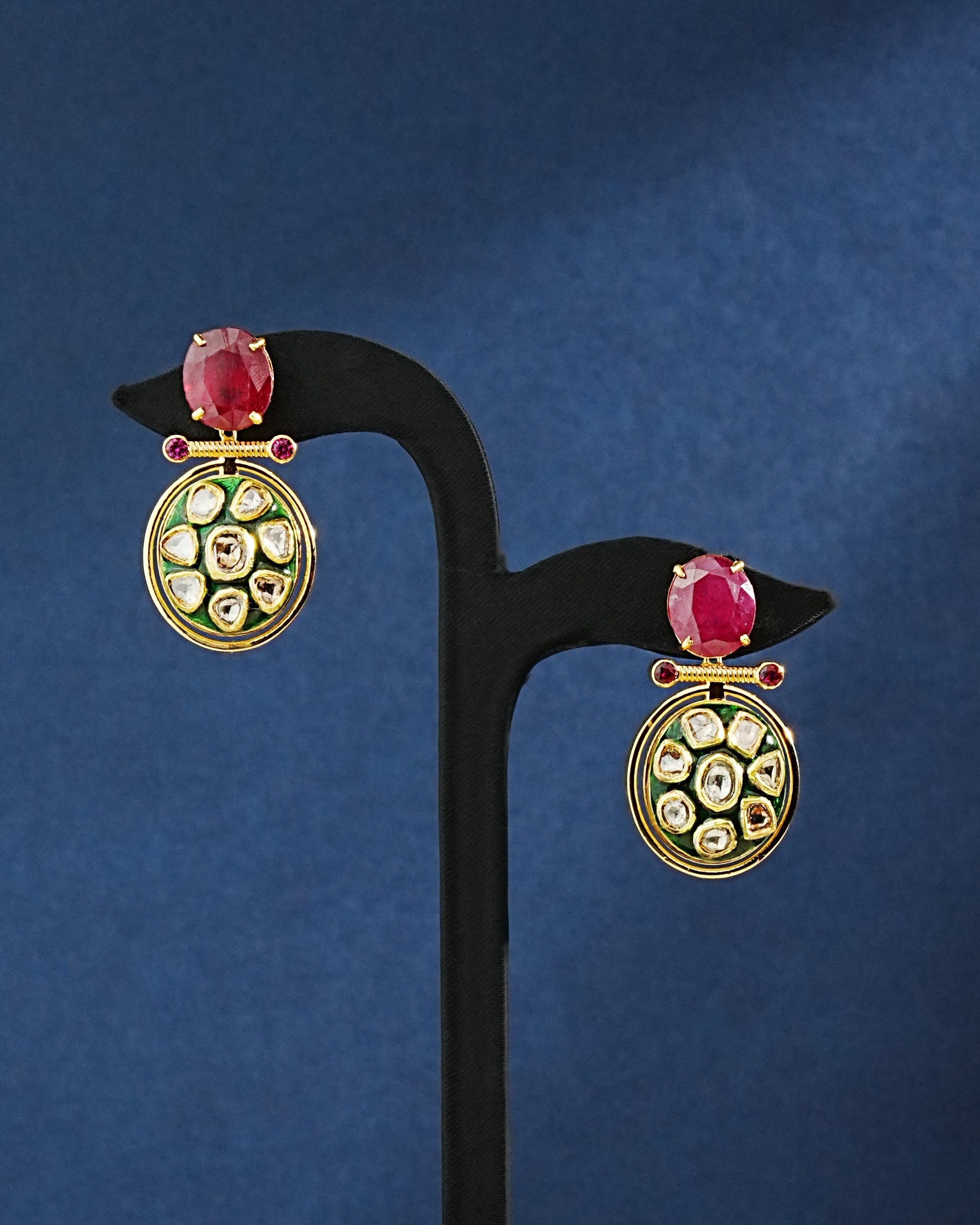 Tolena Polki Long Earrings