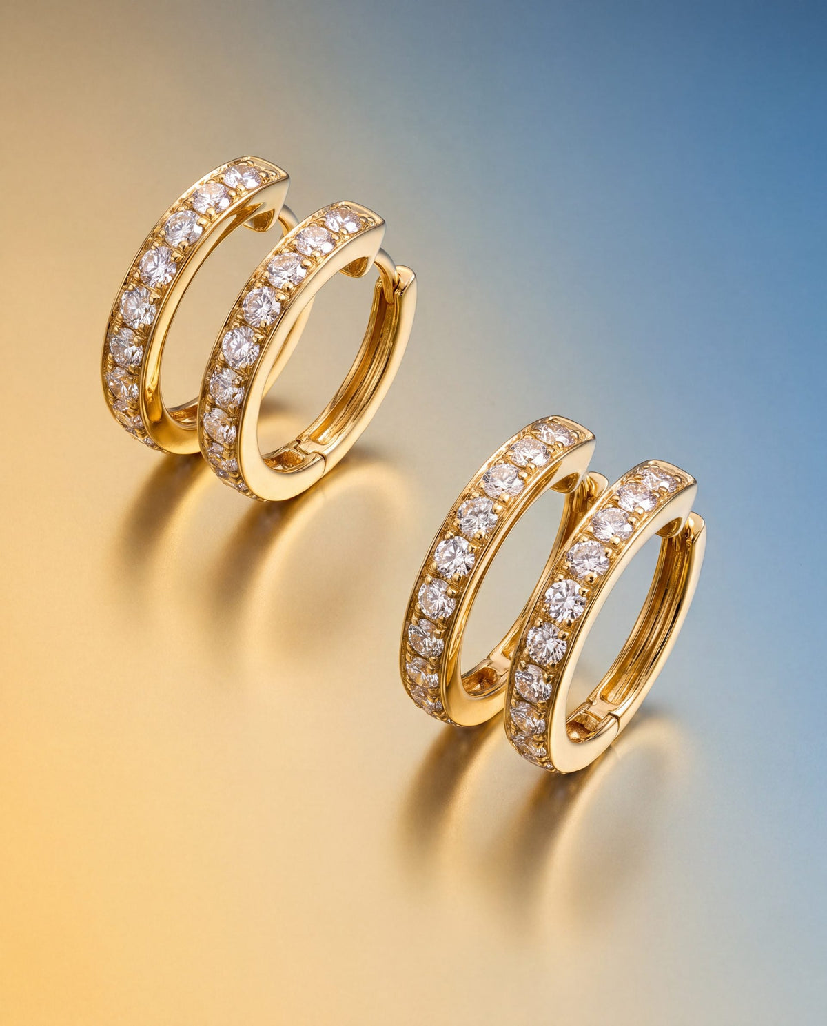 Levina Diamond Hoops