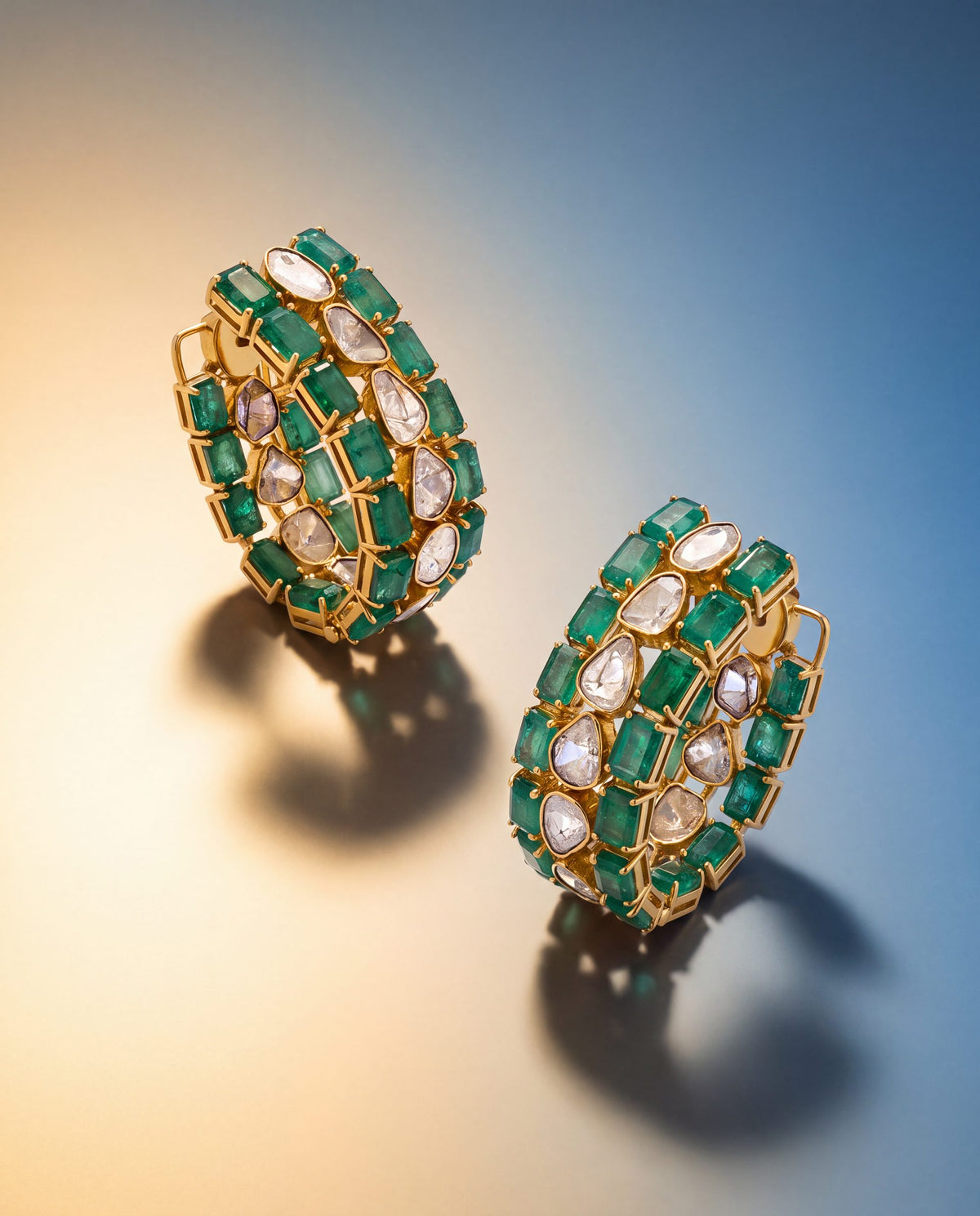 Minaz Polki Hoops