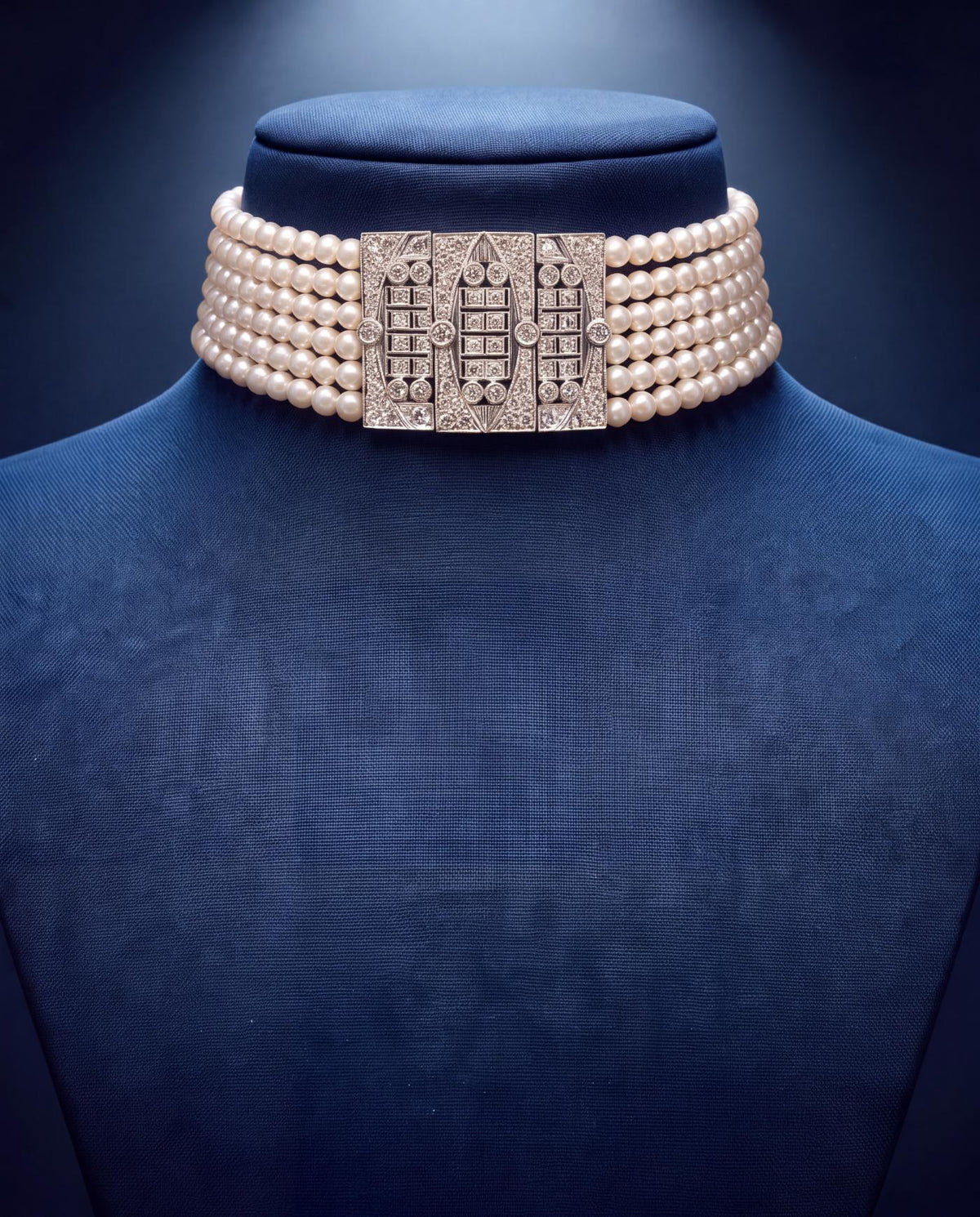 Diamond Bead Choker