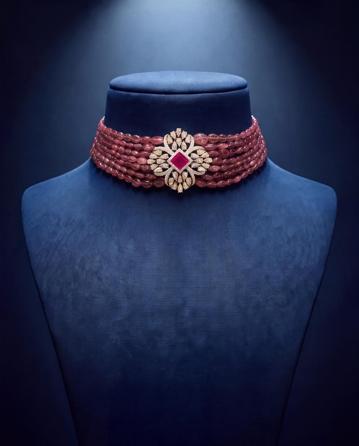 Diamond Bead Choker