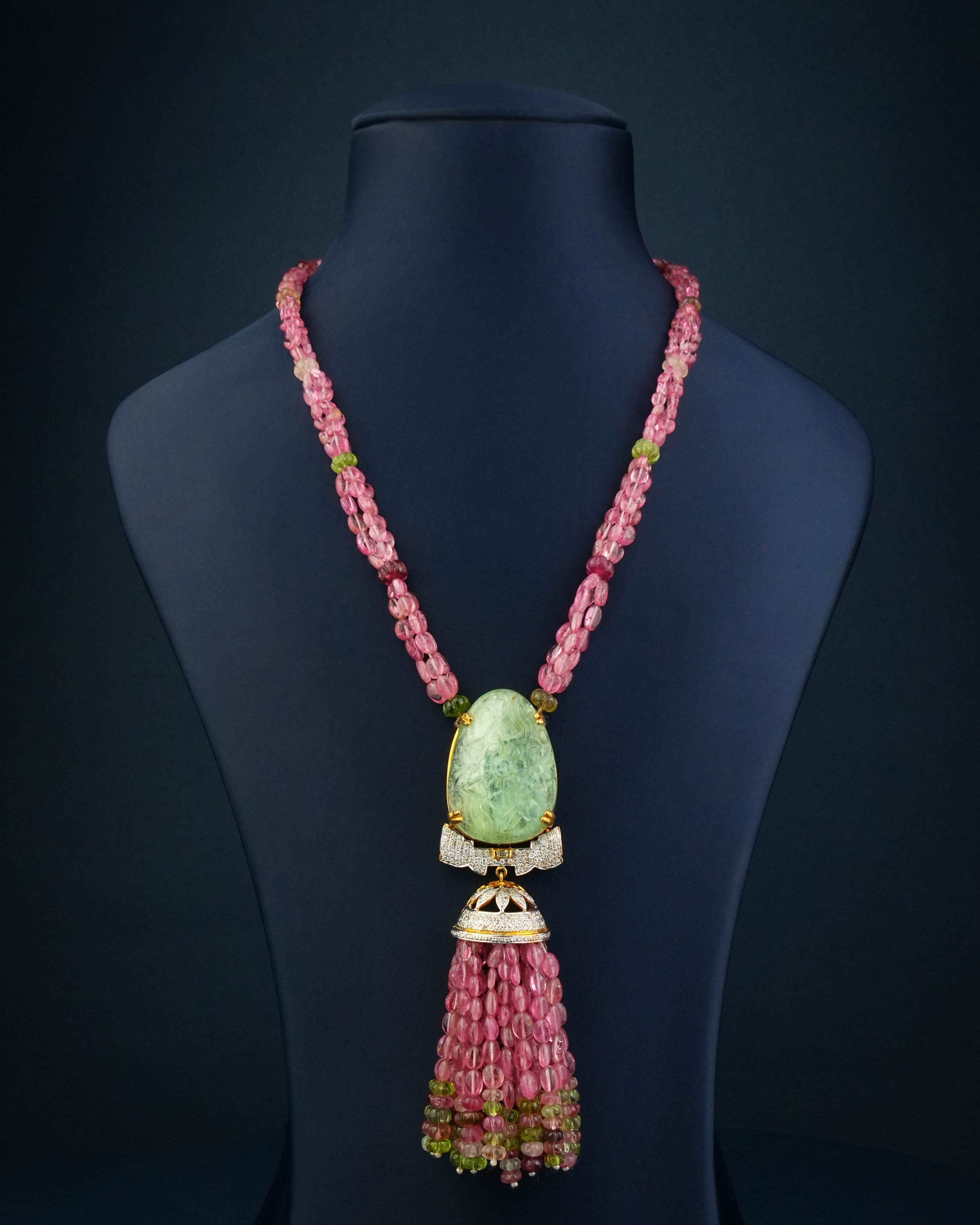 Leena Diamond Bead Pendant