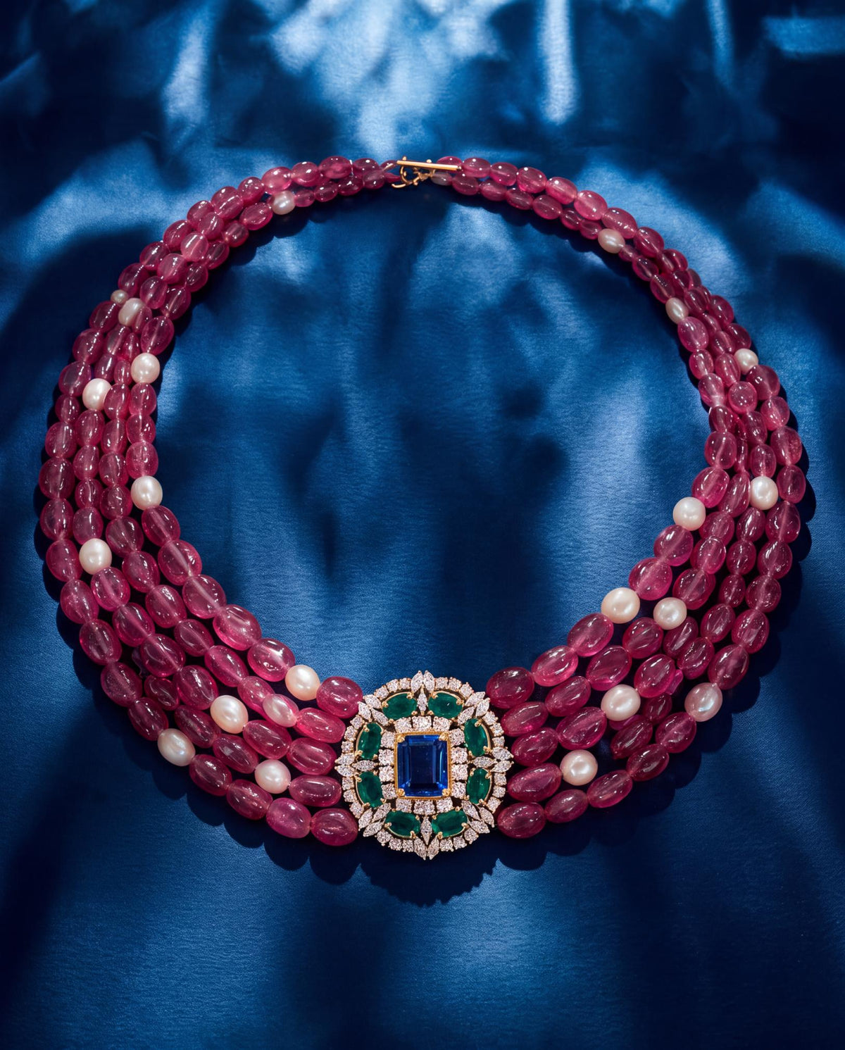 Debjani Diamond Bead Choker