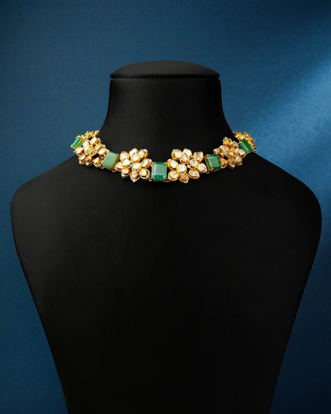 Bhuvi Polki And Diamond Necklace - NO ORDERS