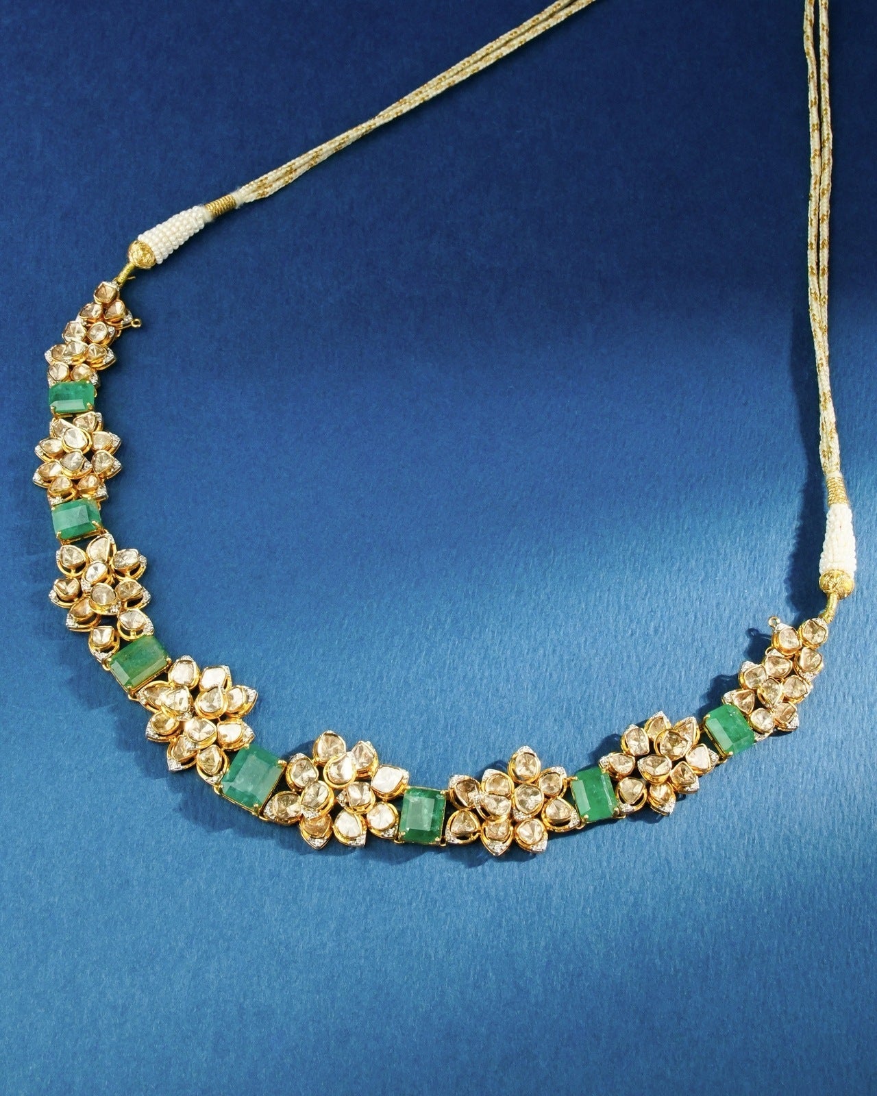 Bhuvi Polki And Diamond Necklace - NO ORDERS