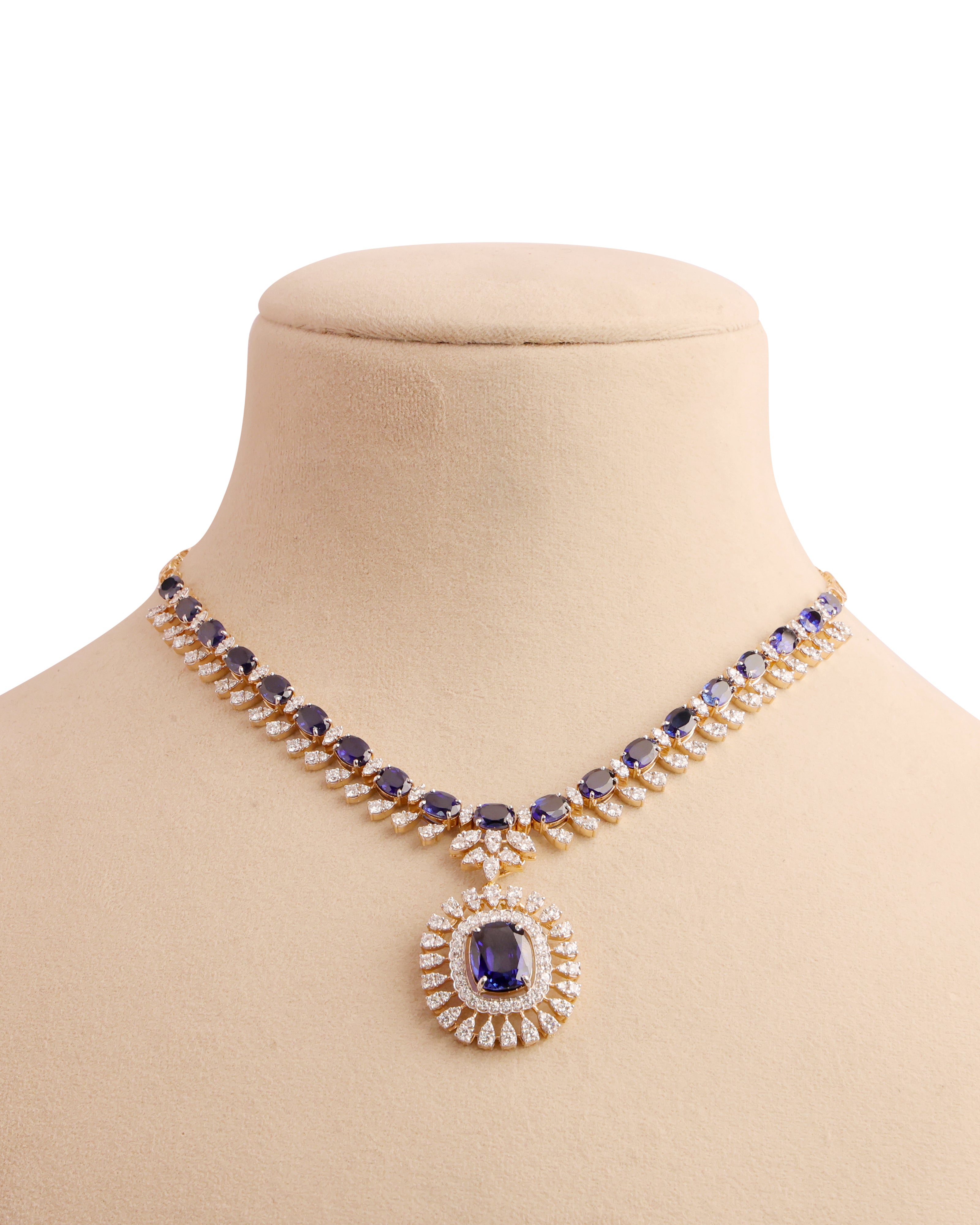 Kristina Diamond Long Necklace