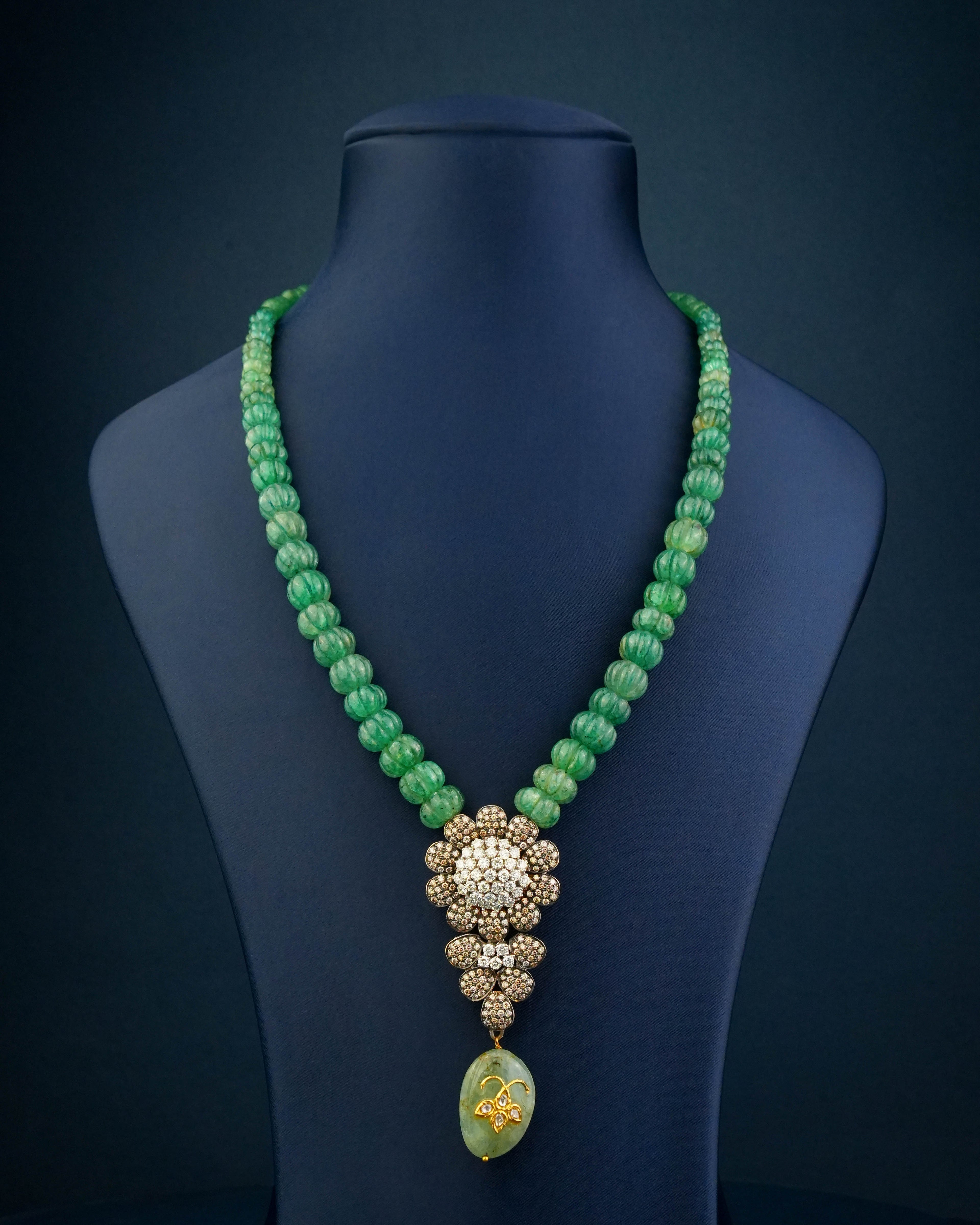 Karan Johar - Victorian Diamond Bead Pendant