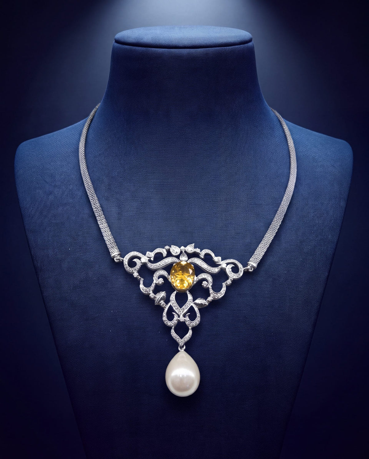 Diamond Bead Pendant