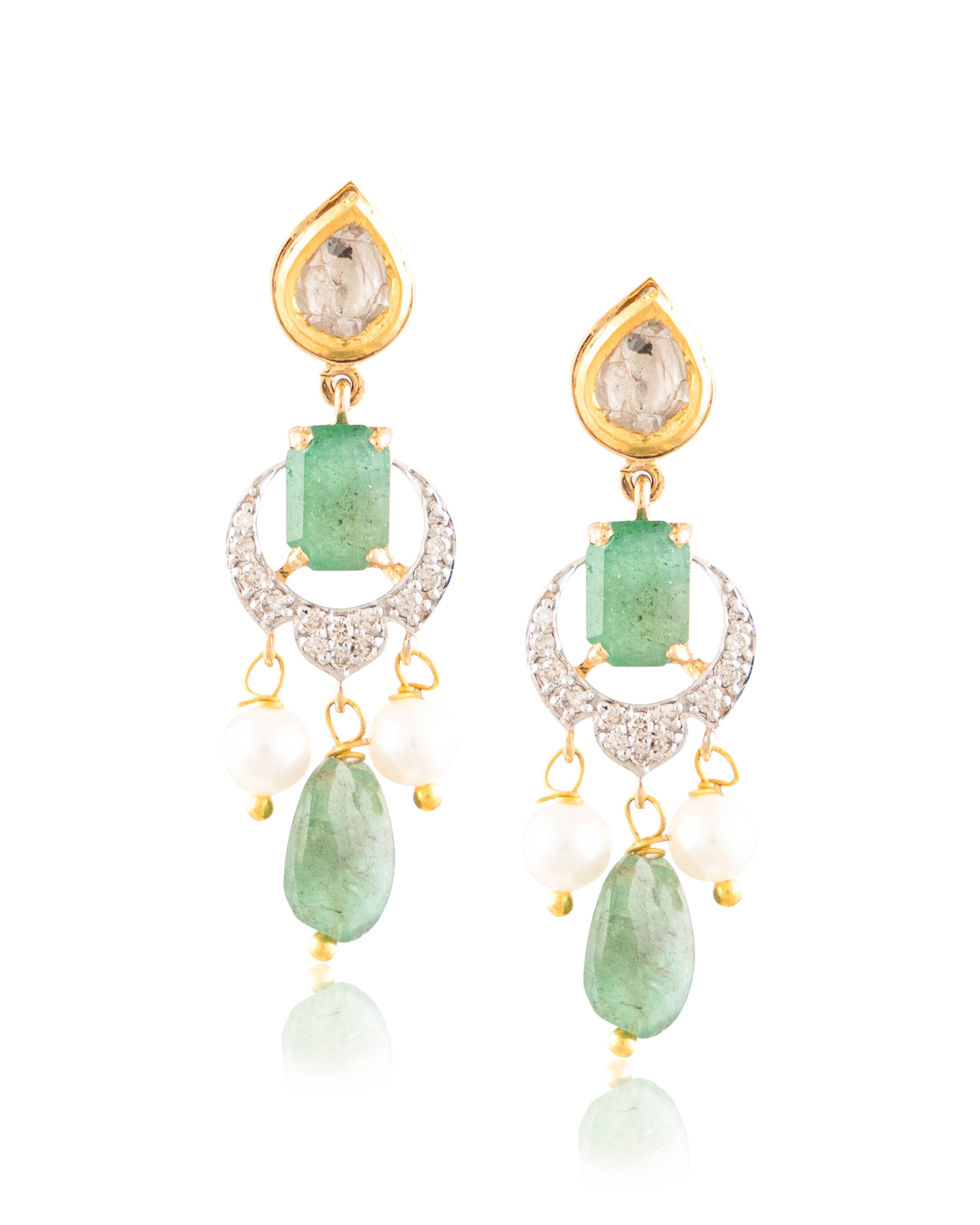 Tarana Polki And Diamond Tops