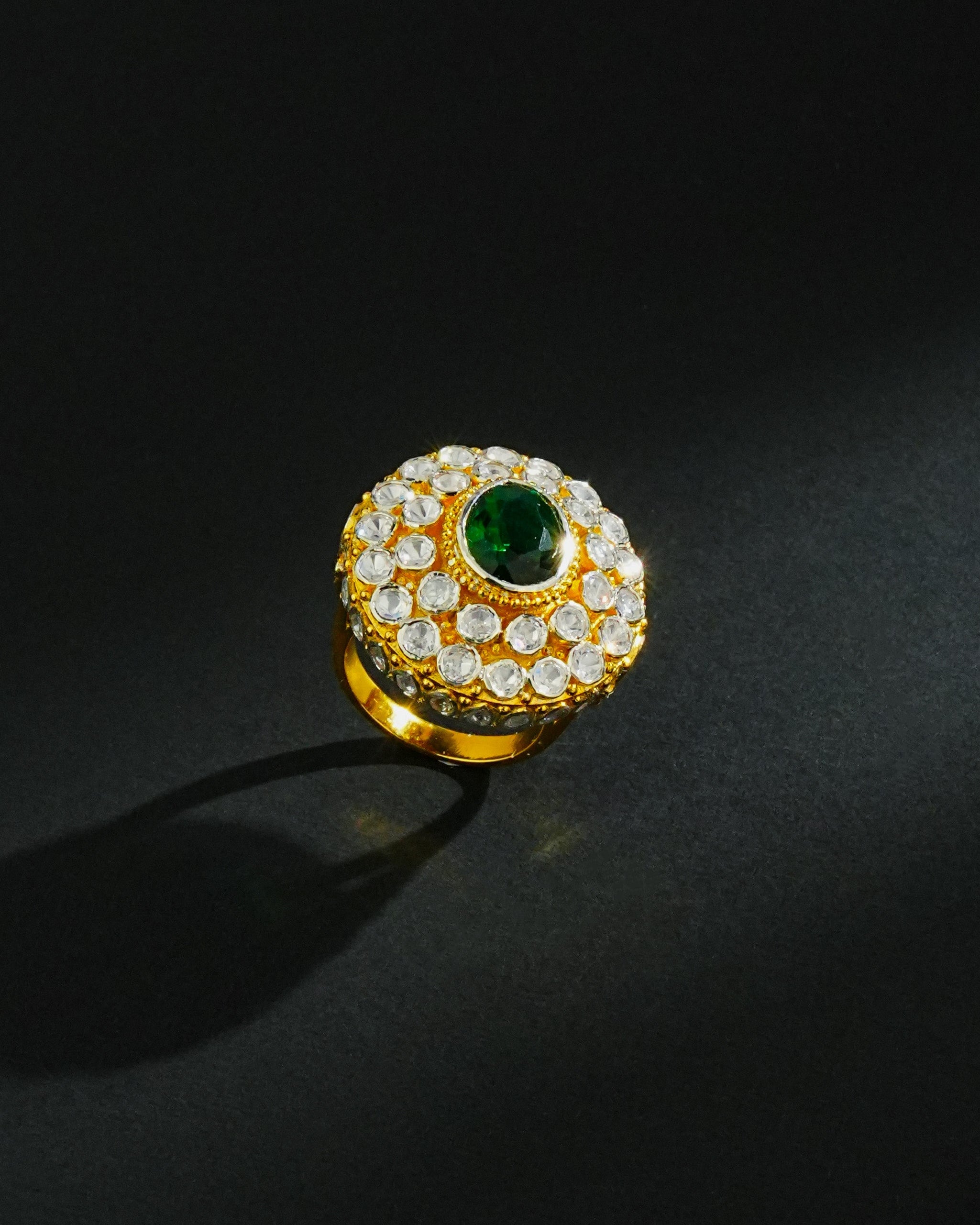 Elena Polki And Diamond Ring