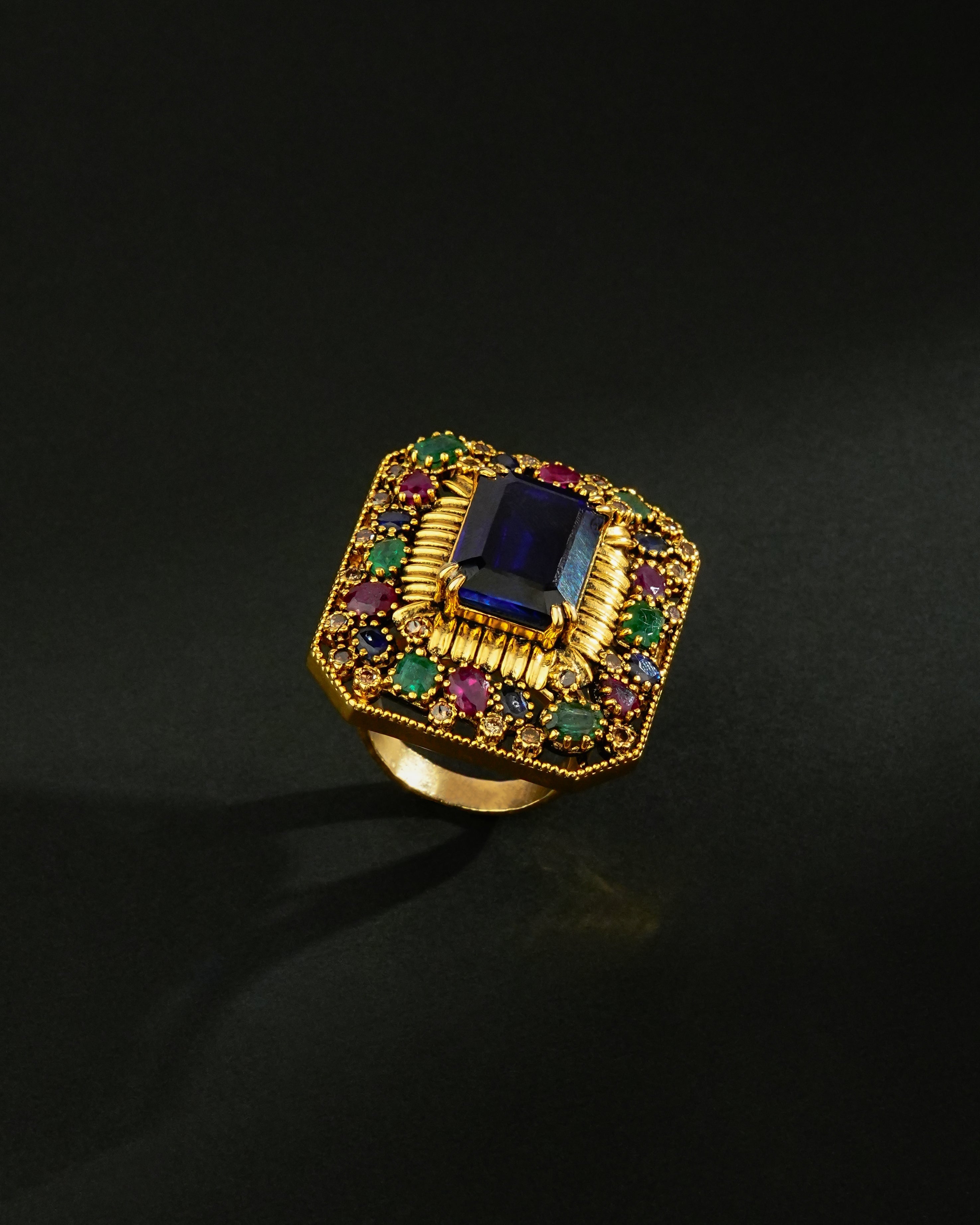 Karan Johar - Aqua Diamond Ring