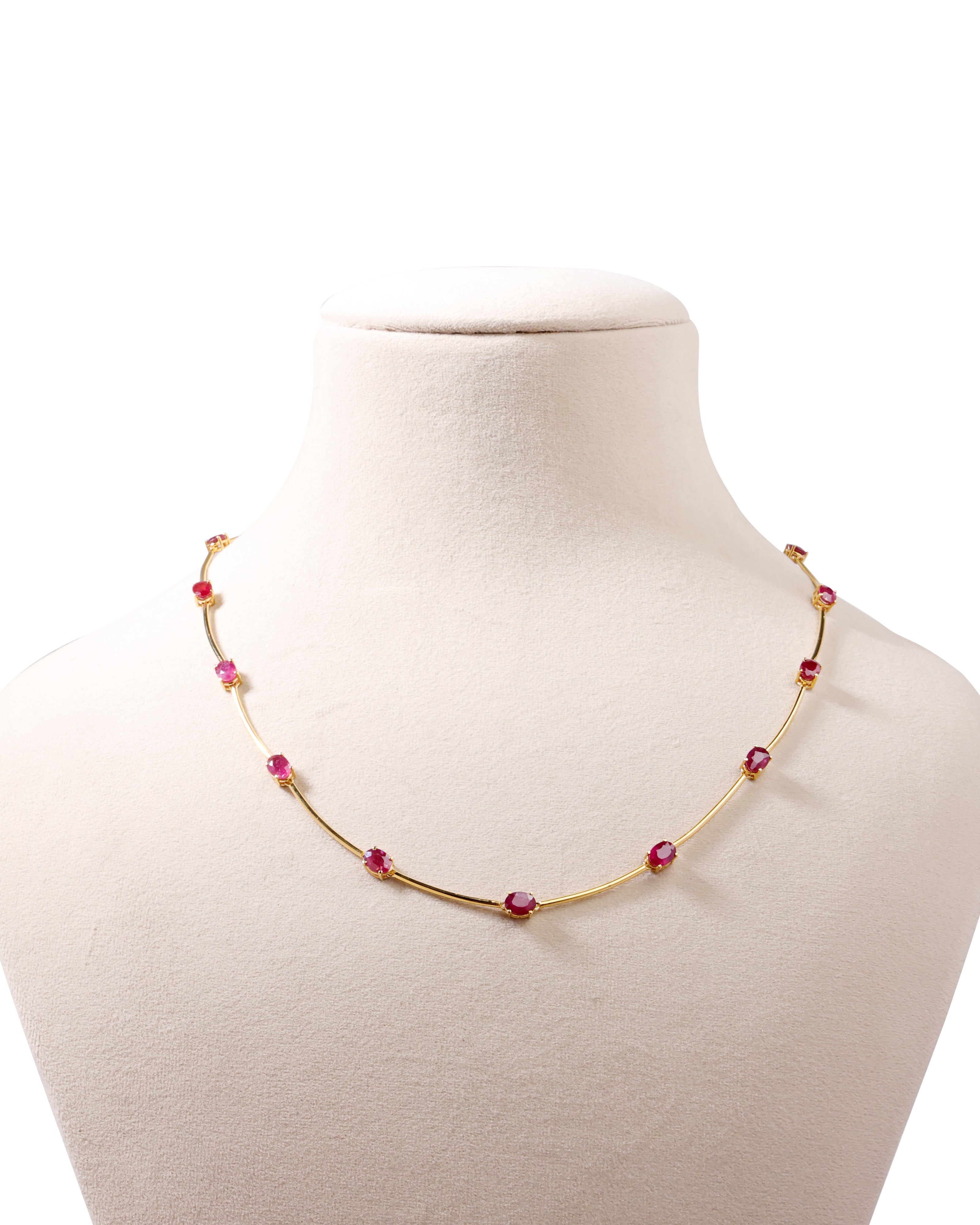 Diamond Ruby Necklace