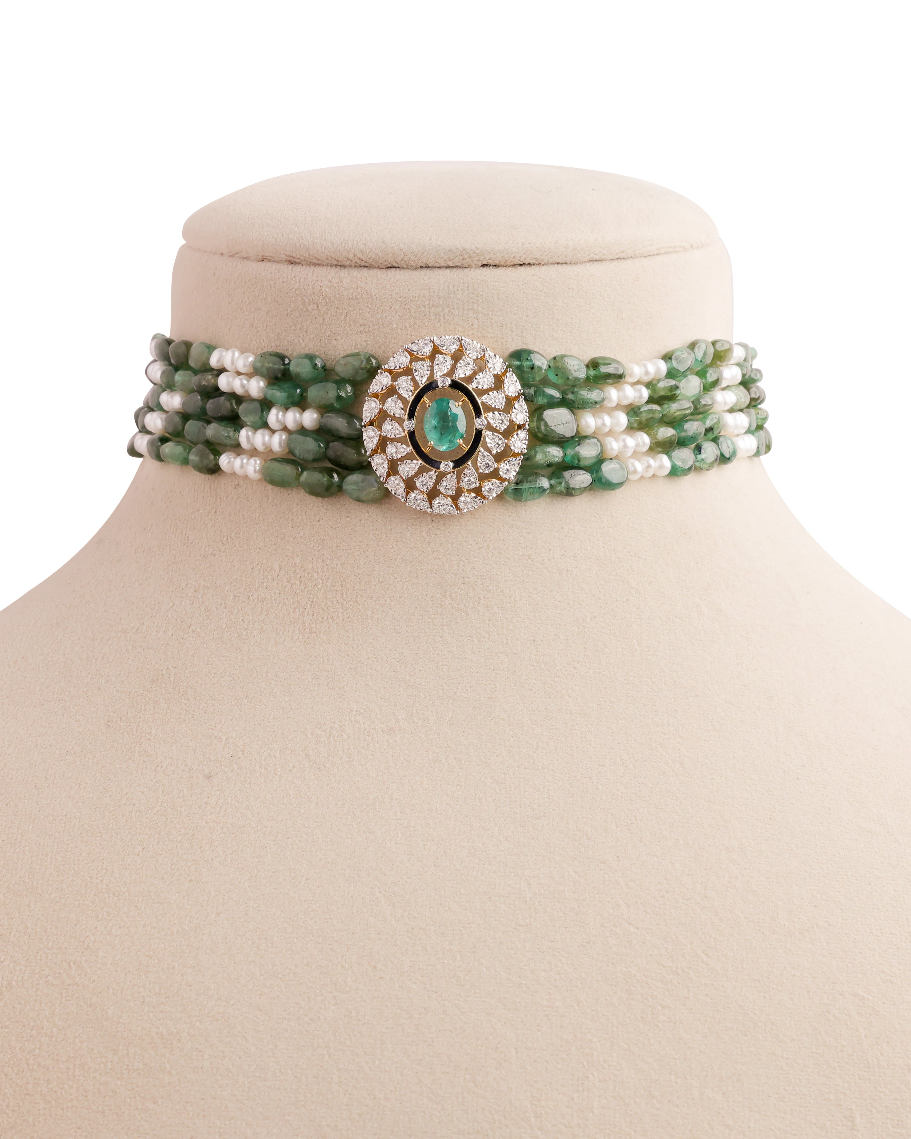 Diamond Bead Choker for Her