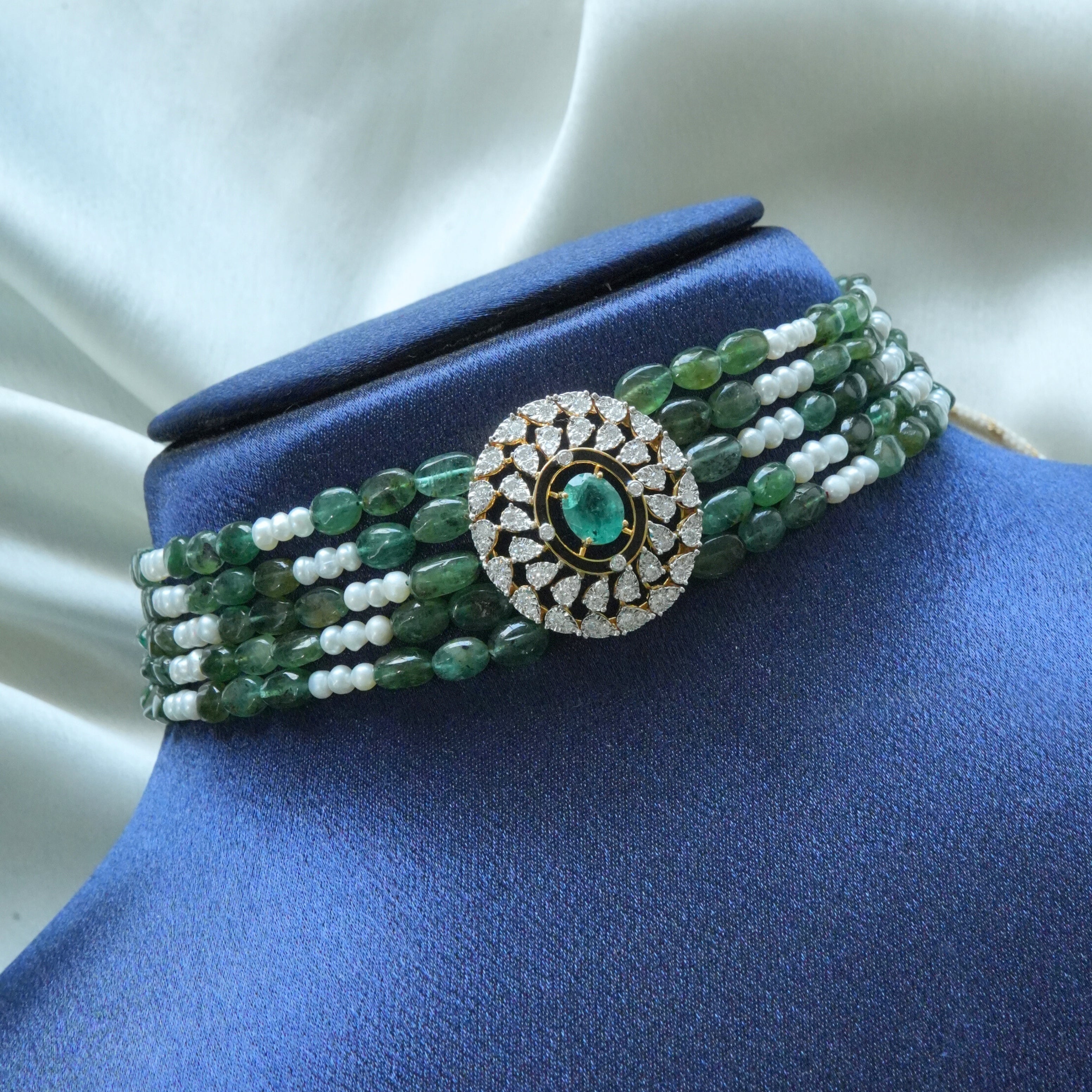 Diamond Bead Choker for Women