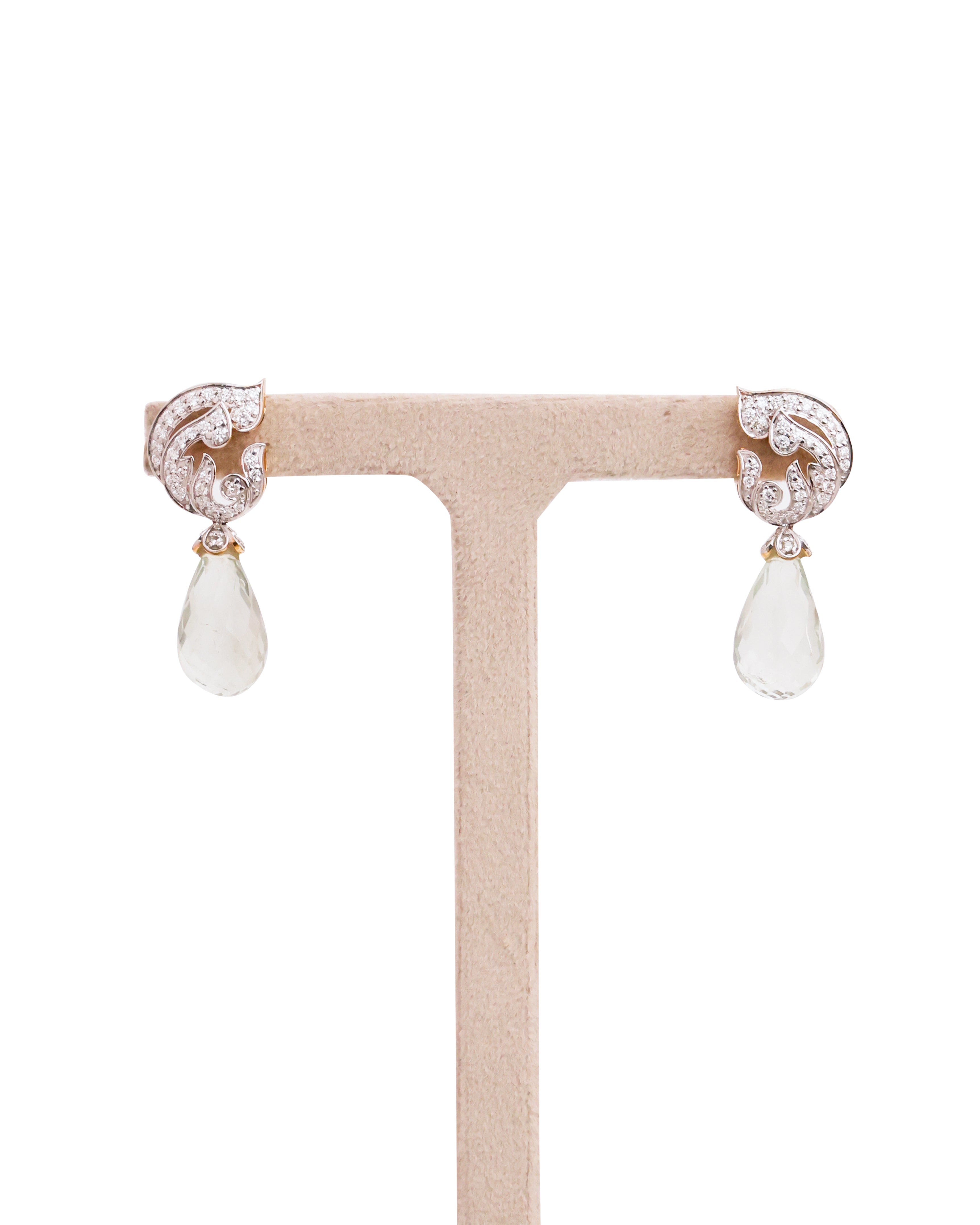 Diamond Drop Earrings for Minimal Look