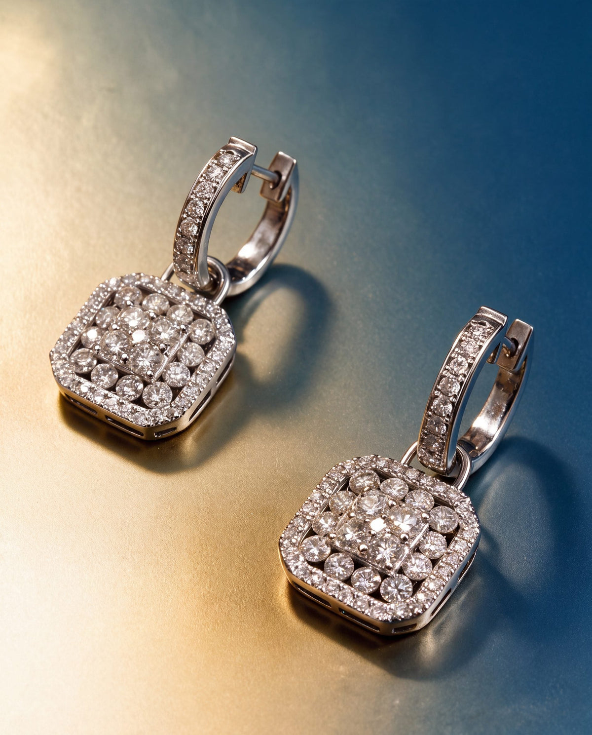 Diamond Long Earrings